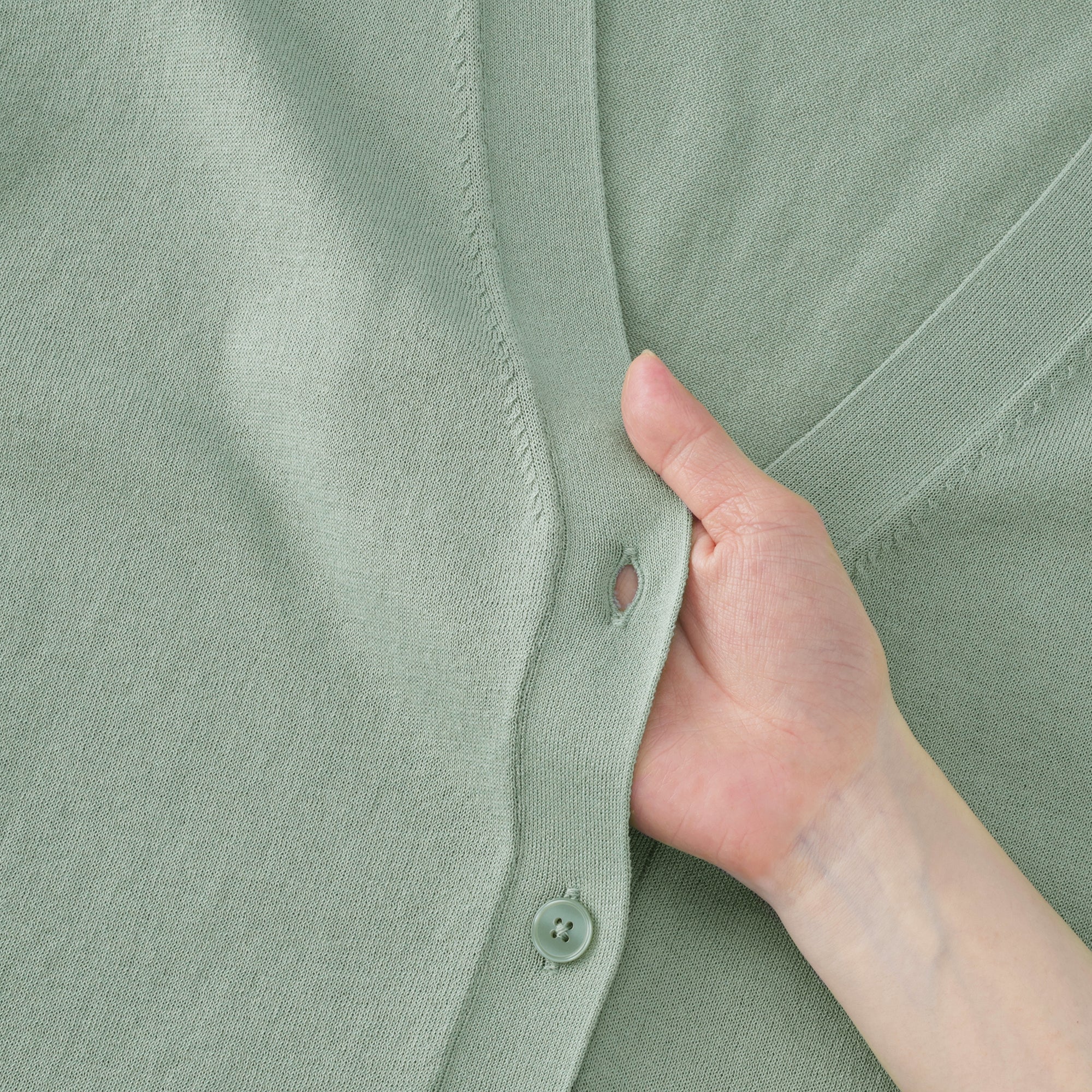 Light Knit V-Neck Cardigan - Image 49