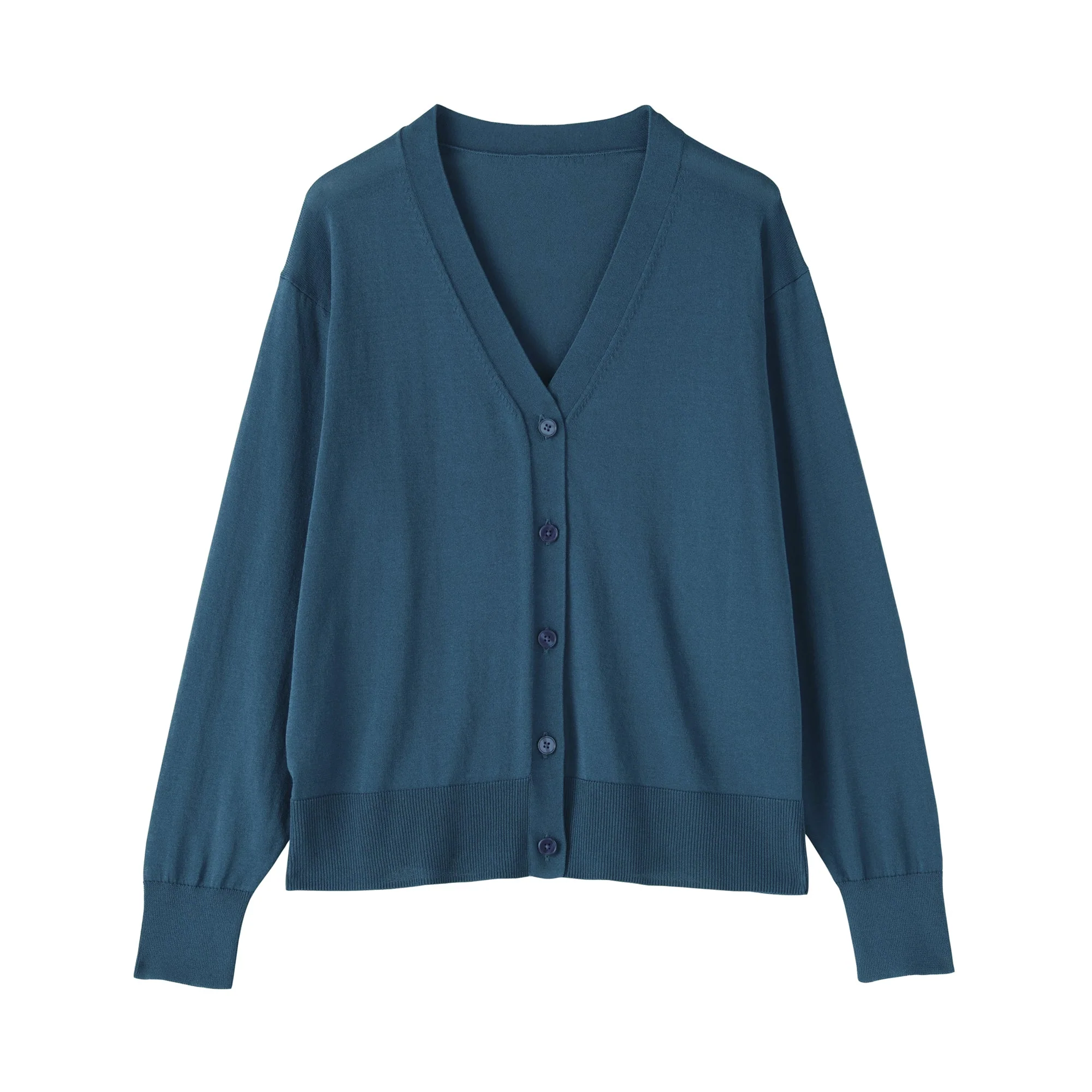 Light Knit V-Neck Cardigan - Image 50