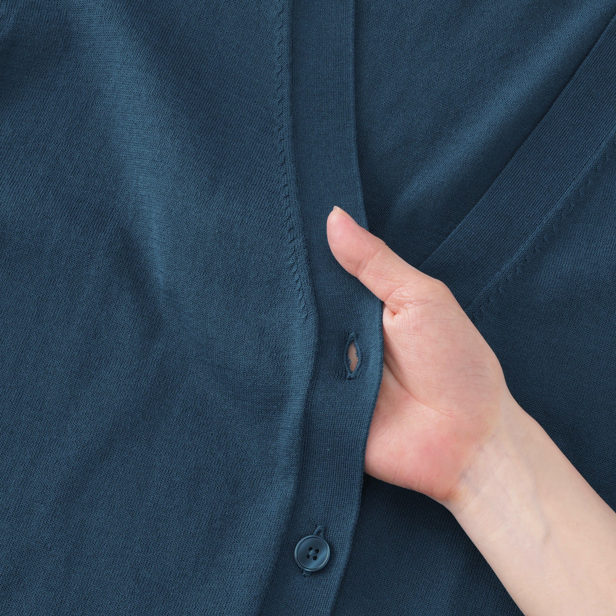 Light Knit V-Neck Cardigan - Image 57