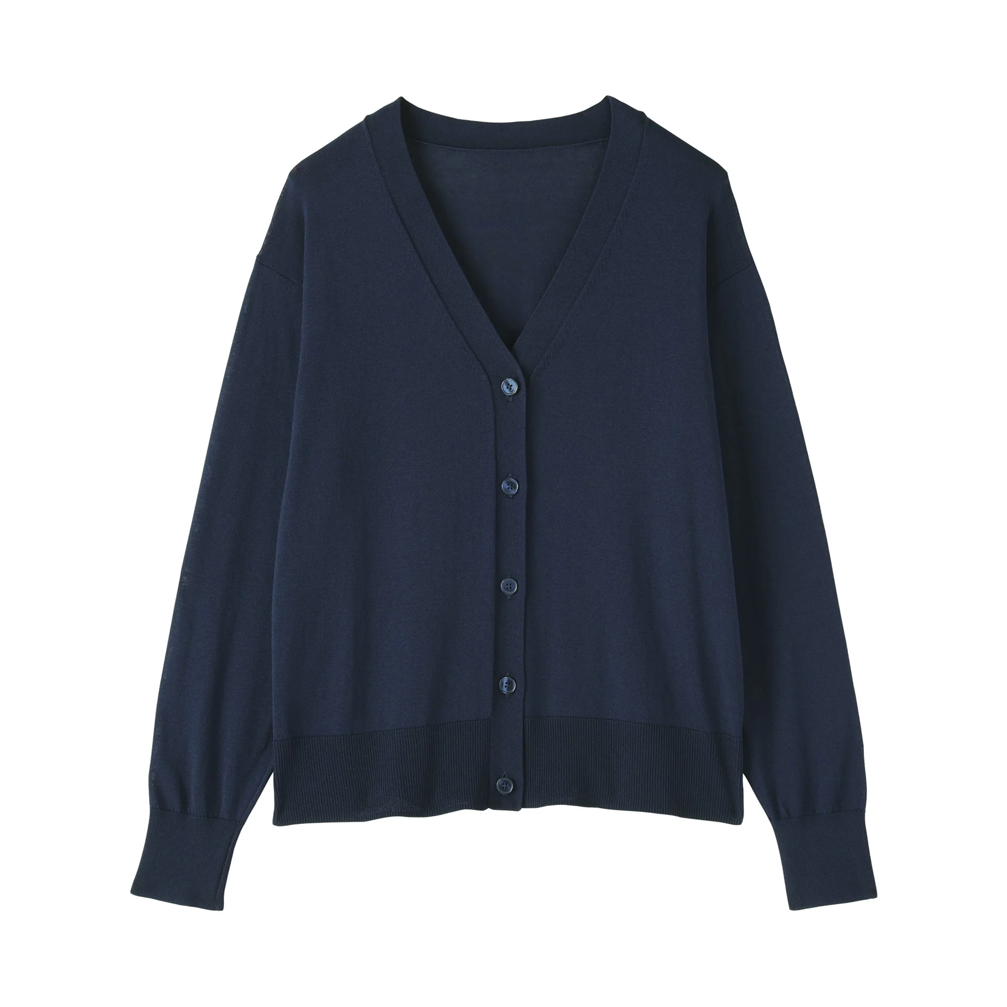 Light Knit V-Neck Cardigan - Image 58