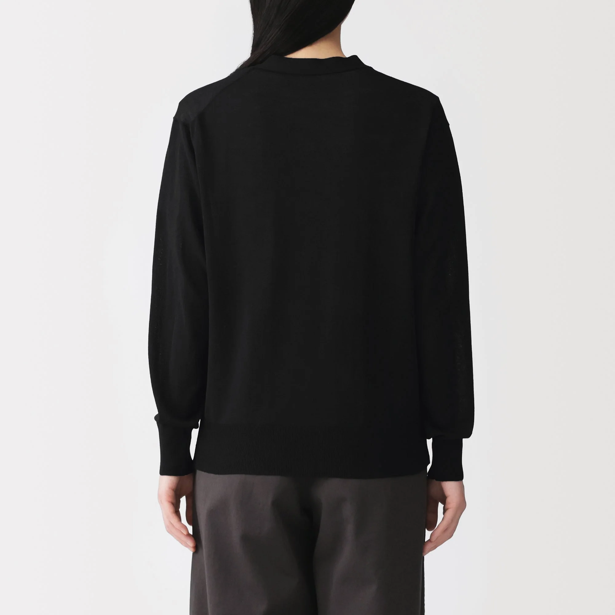 Light Knit V-Neck Cardigan - Image 6