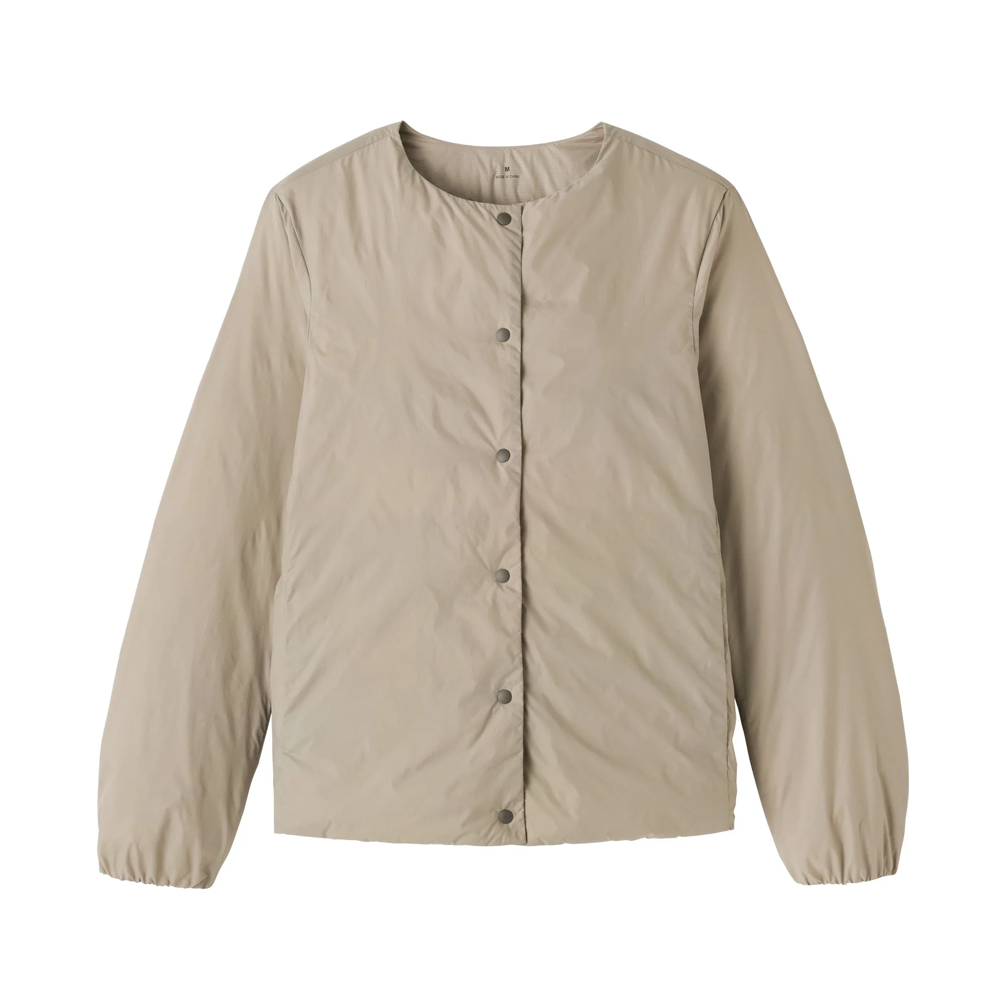 Lightweight Down Collarless Jacket - Image 12