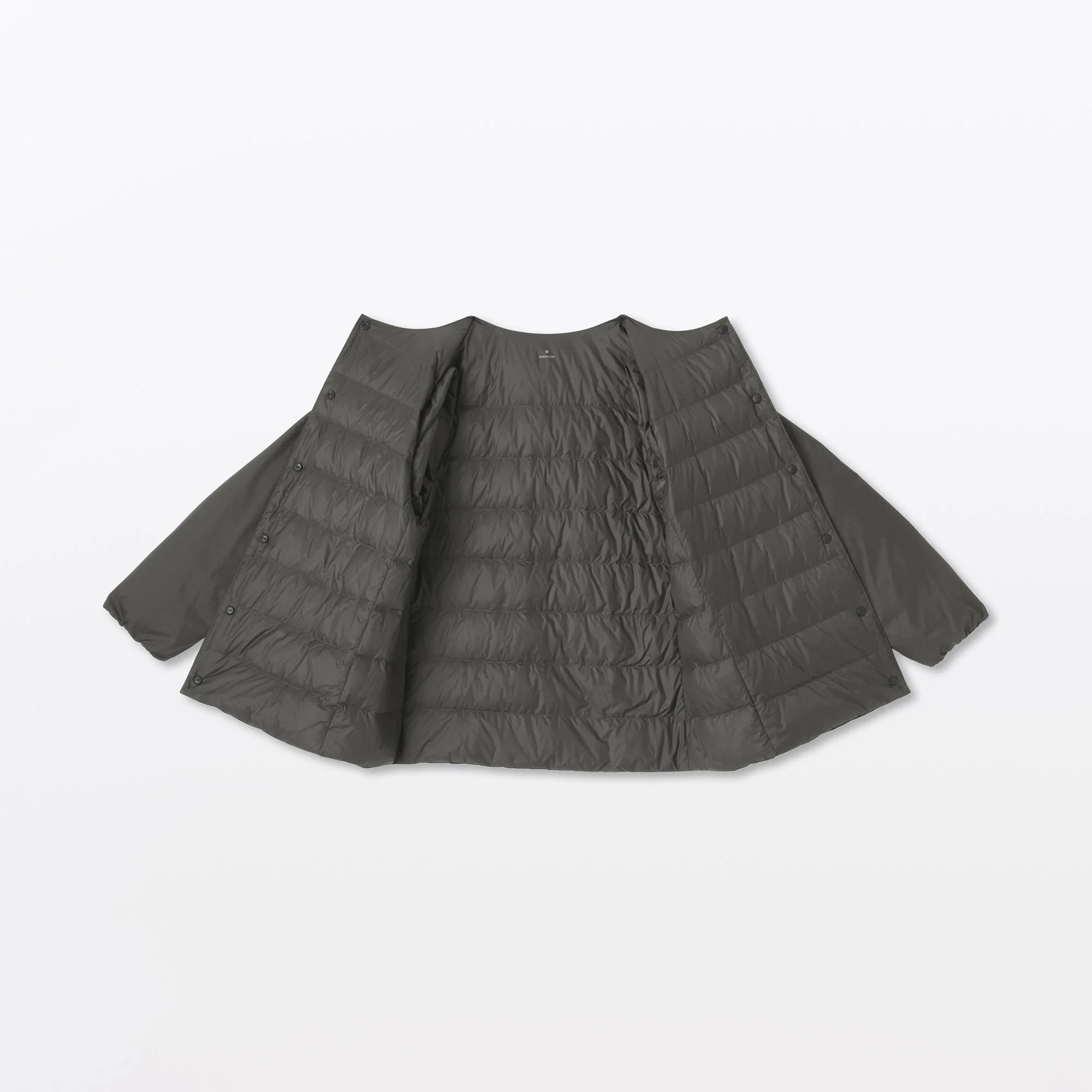 Lightweight Down Collarless Jacket - Image 44