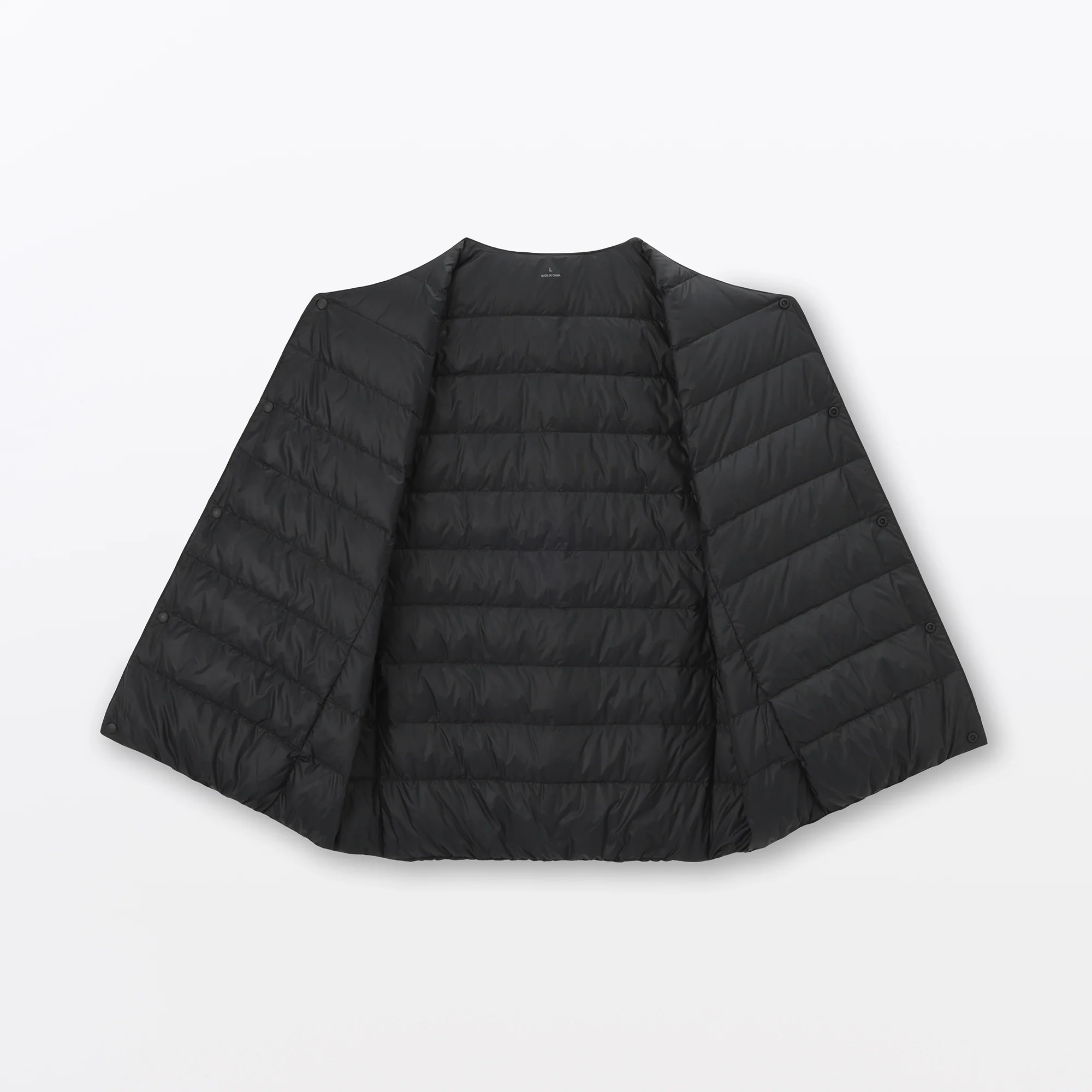 Lightweight Down Collarless Vest - Image 11