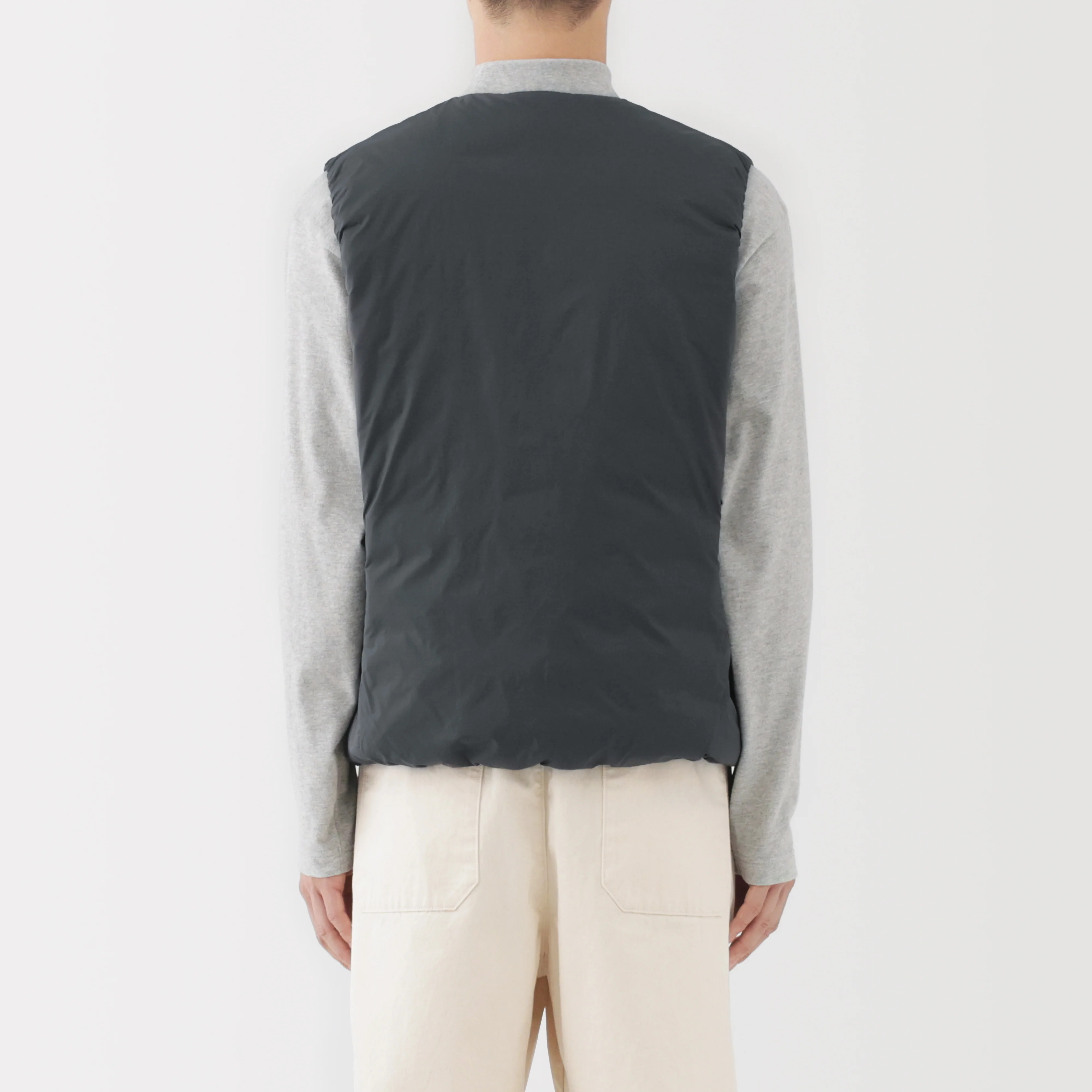 Lightweight Down Collarless Vest - Image 28