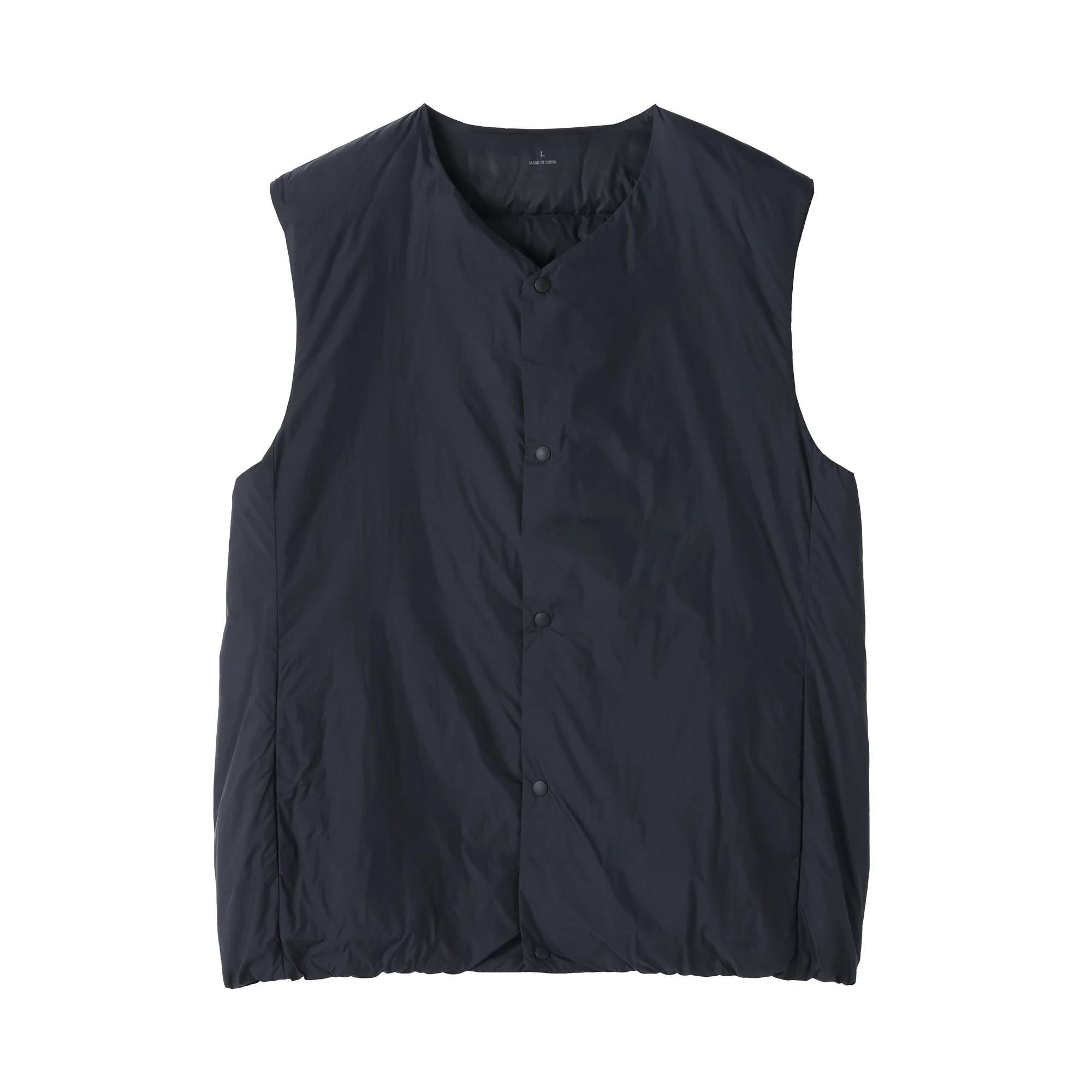 Lightweight Down Collarless Vest - Image 36