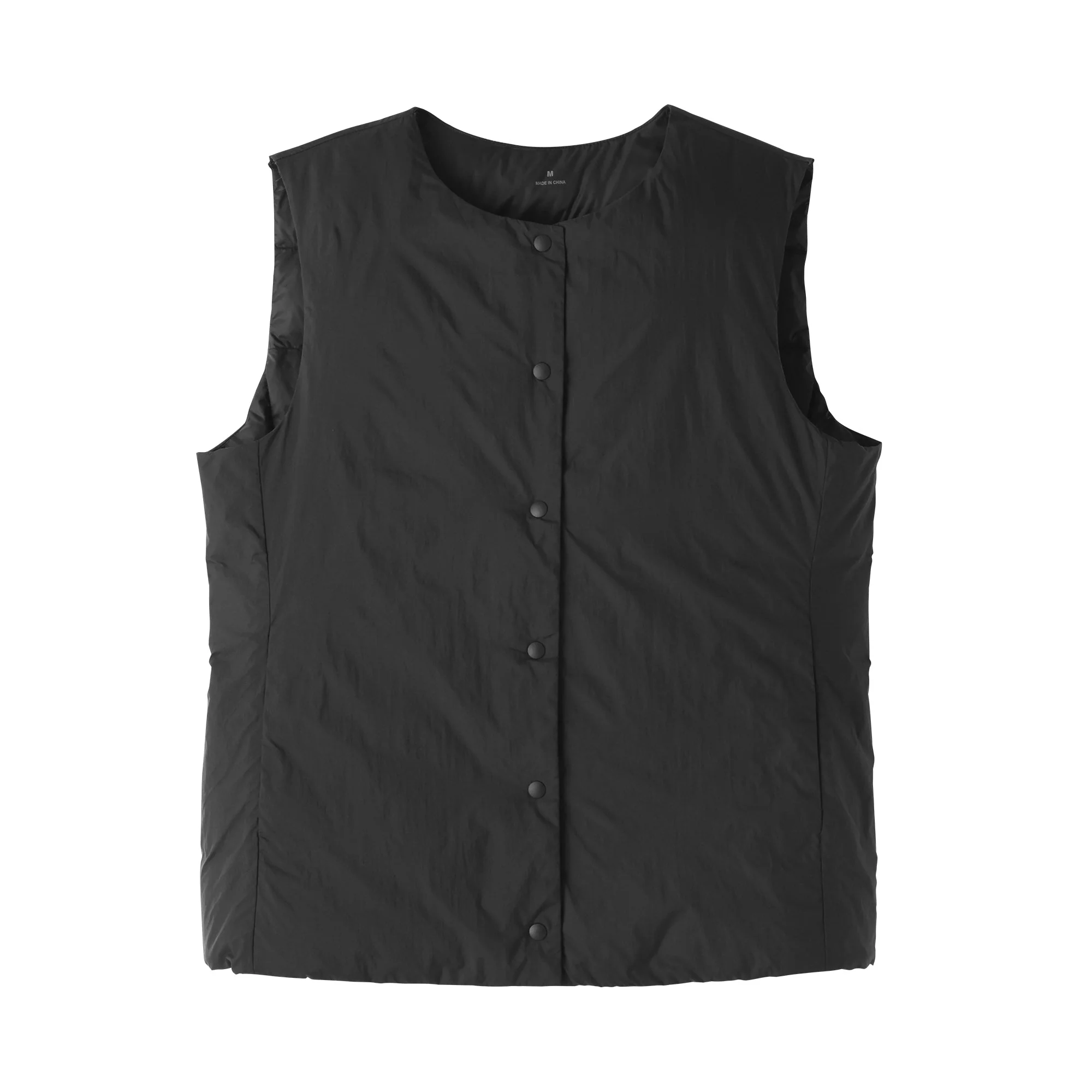 Lightweight Down Collarless Vest - Image 13