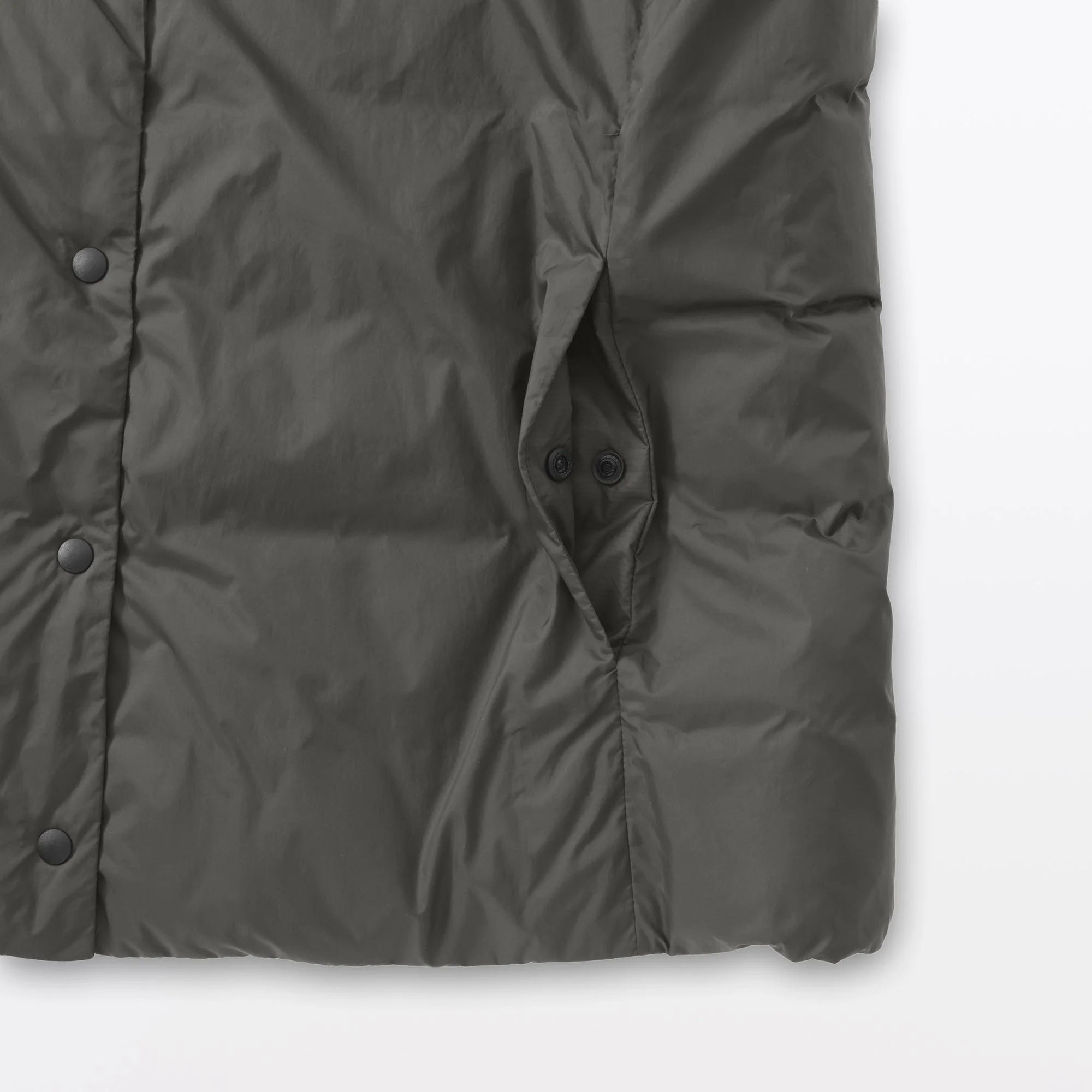 Lightweight Down Collarless Vest - Image 54