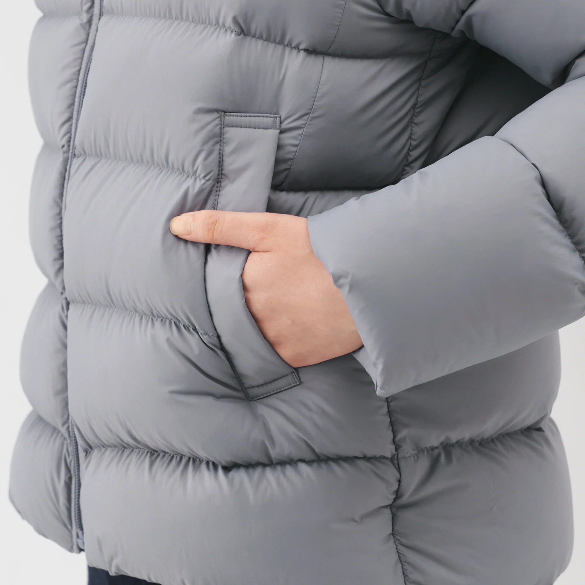 Lightweight Down Hooded Jacket - Image 8