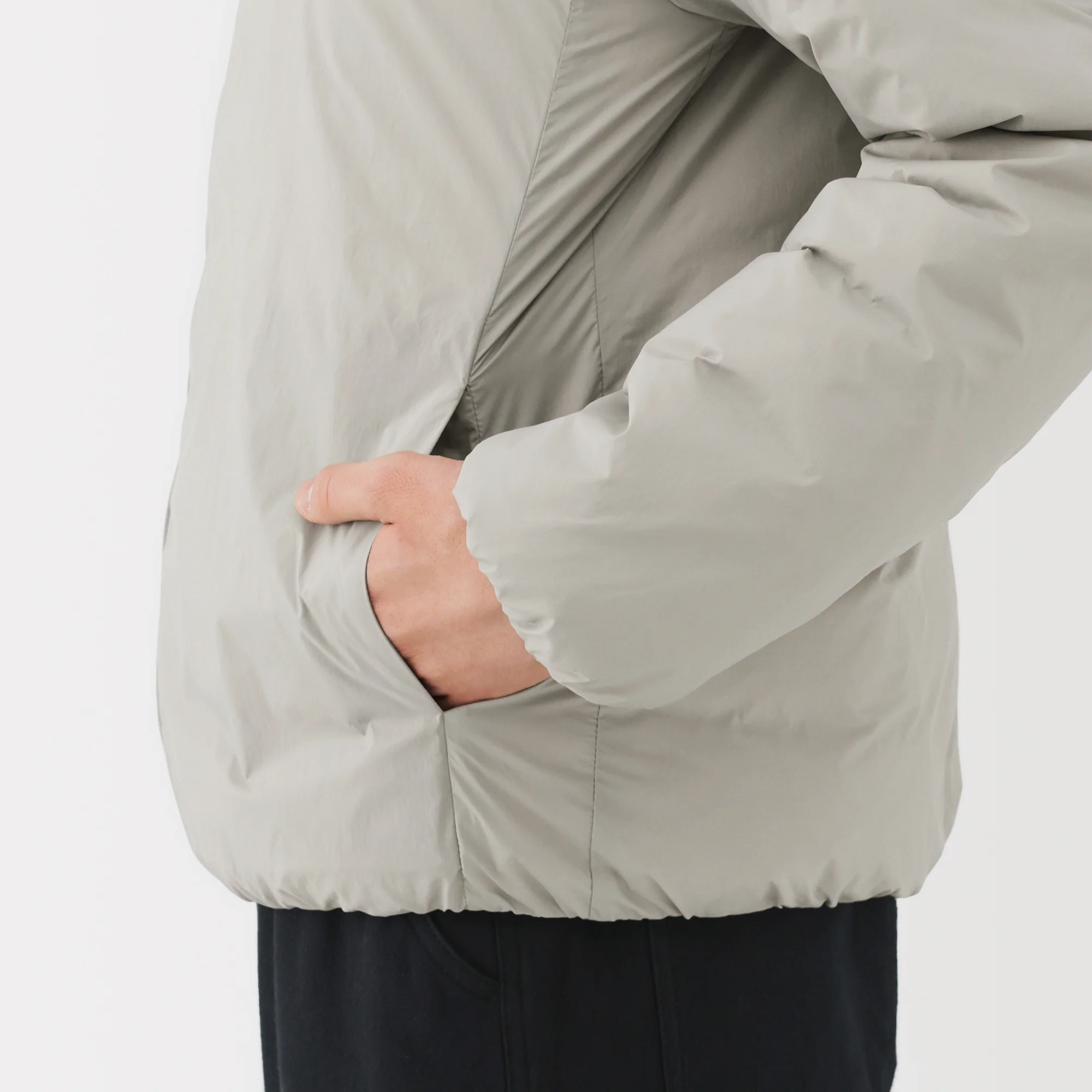 Lightweight Down Stand Collar Jacket - Image 8