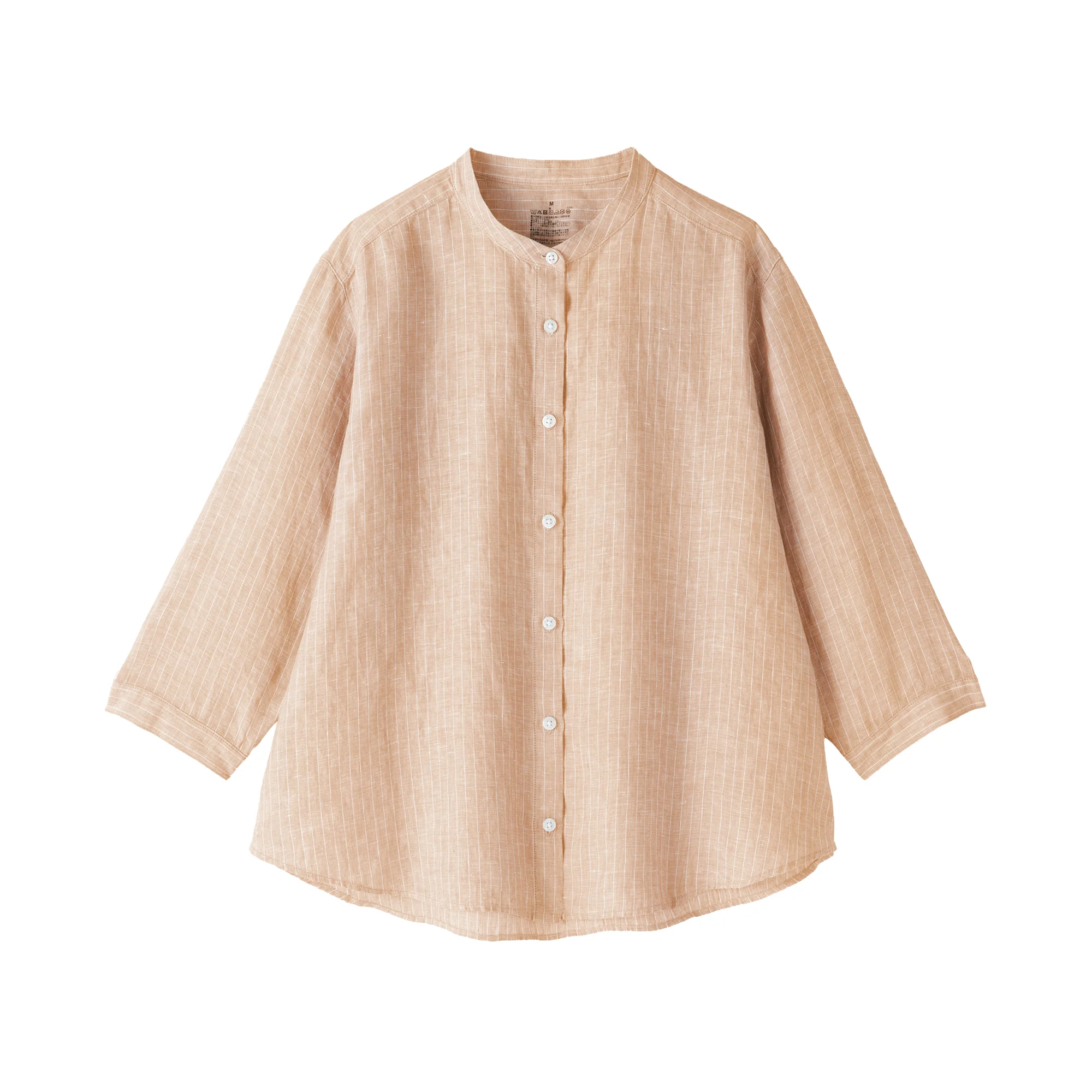 Linen 3/4 Sleeve Blouse - Image 29