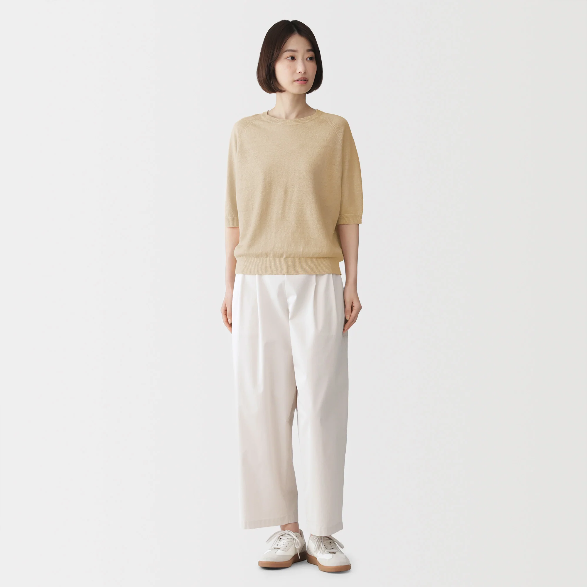Linen Half Sleeve Sweater - Image 4