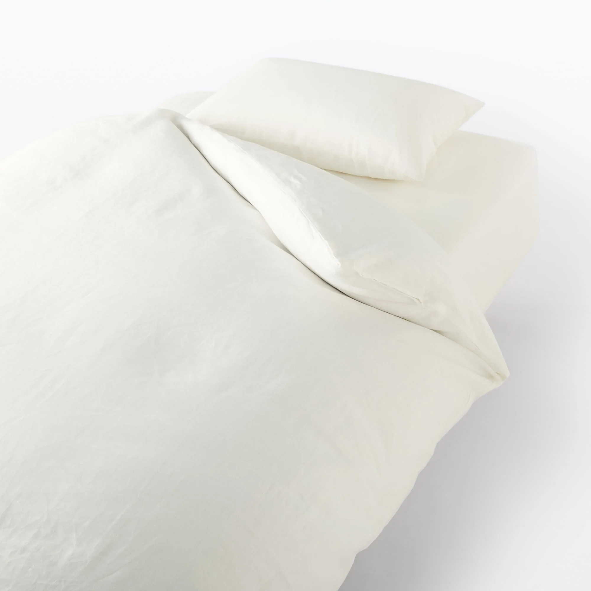 Linen Plain Weave Fitted Sheet - Image 2