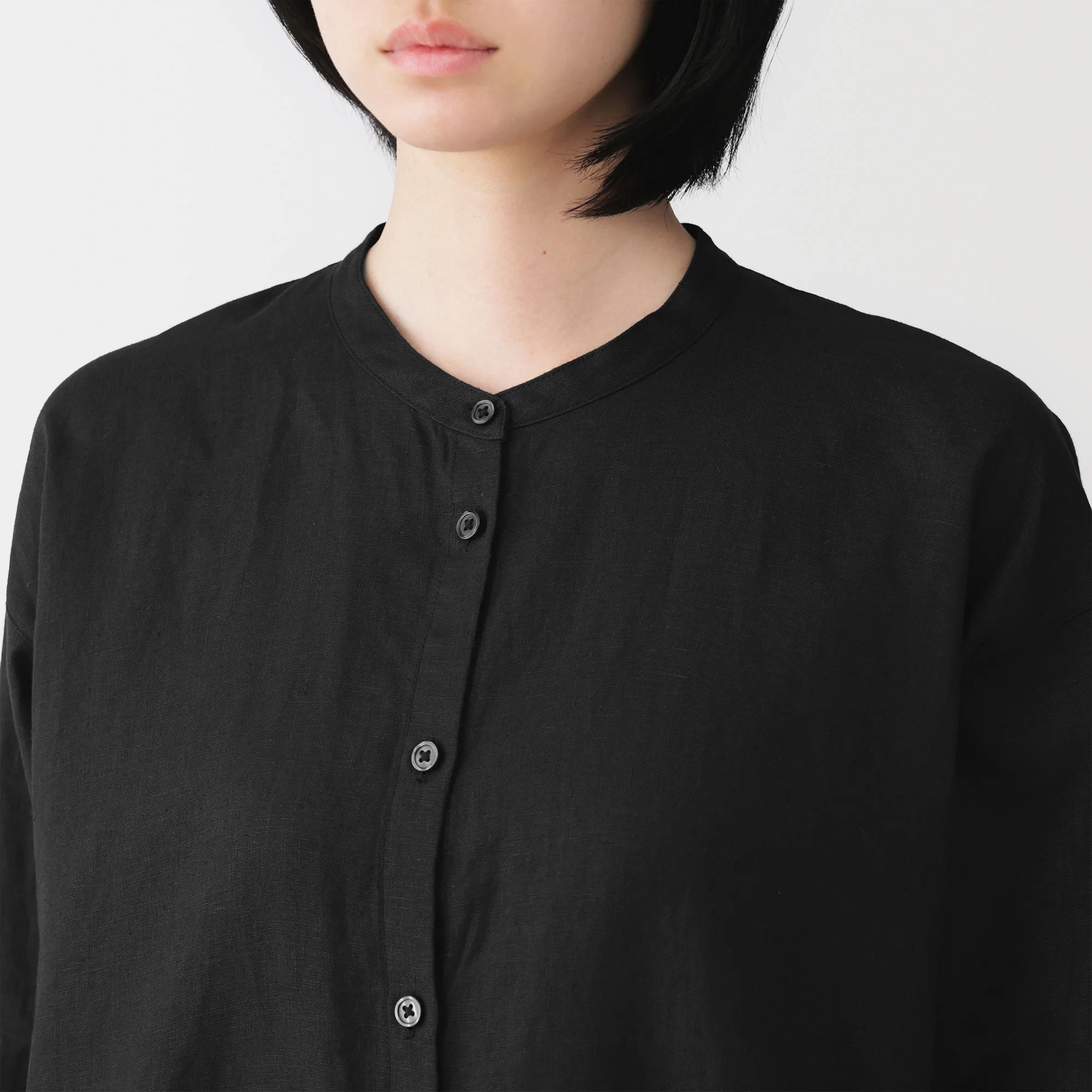 Linen Shirt Dress - Image 15
