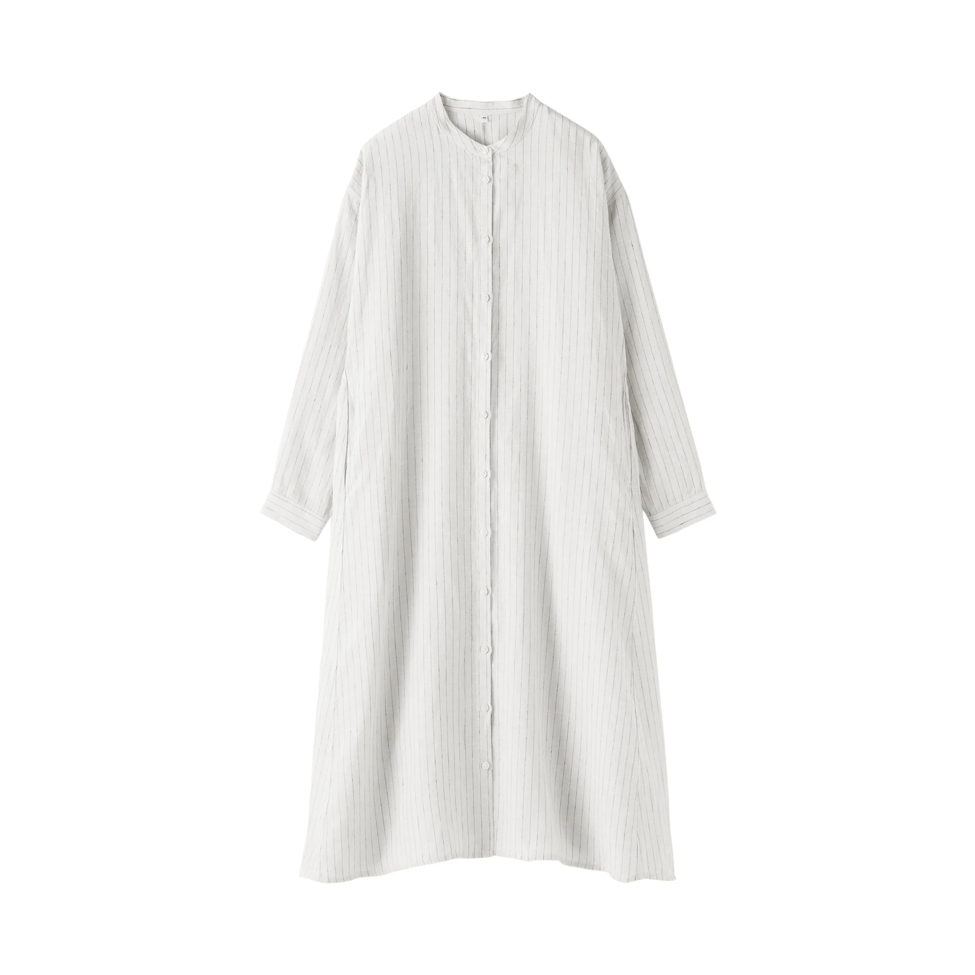 Linen Shirt Dress - Image 2