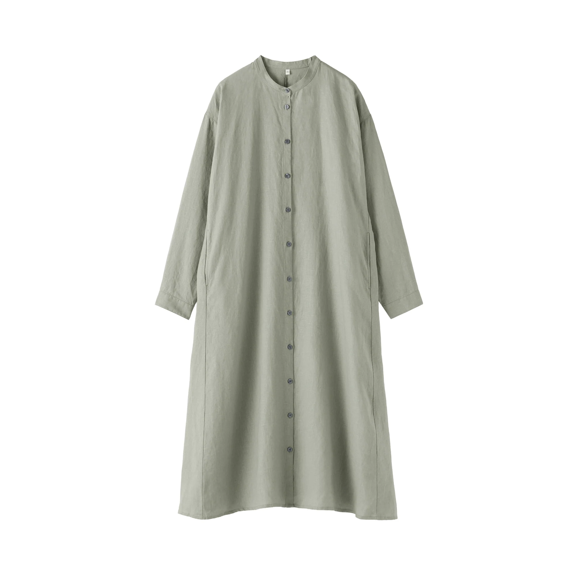 Linen Shirt Dress - Image 26