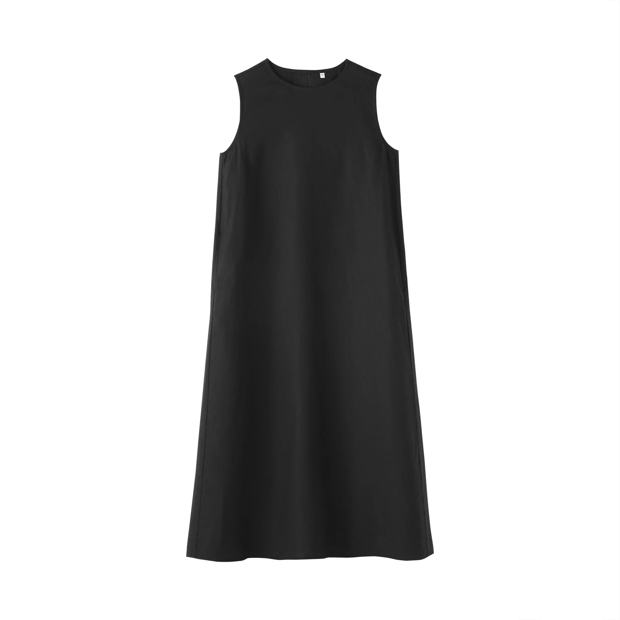 Linen Sleeveless Dress - Image 19