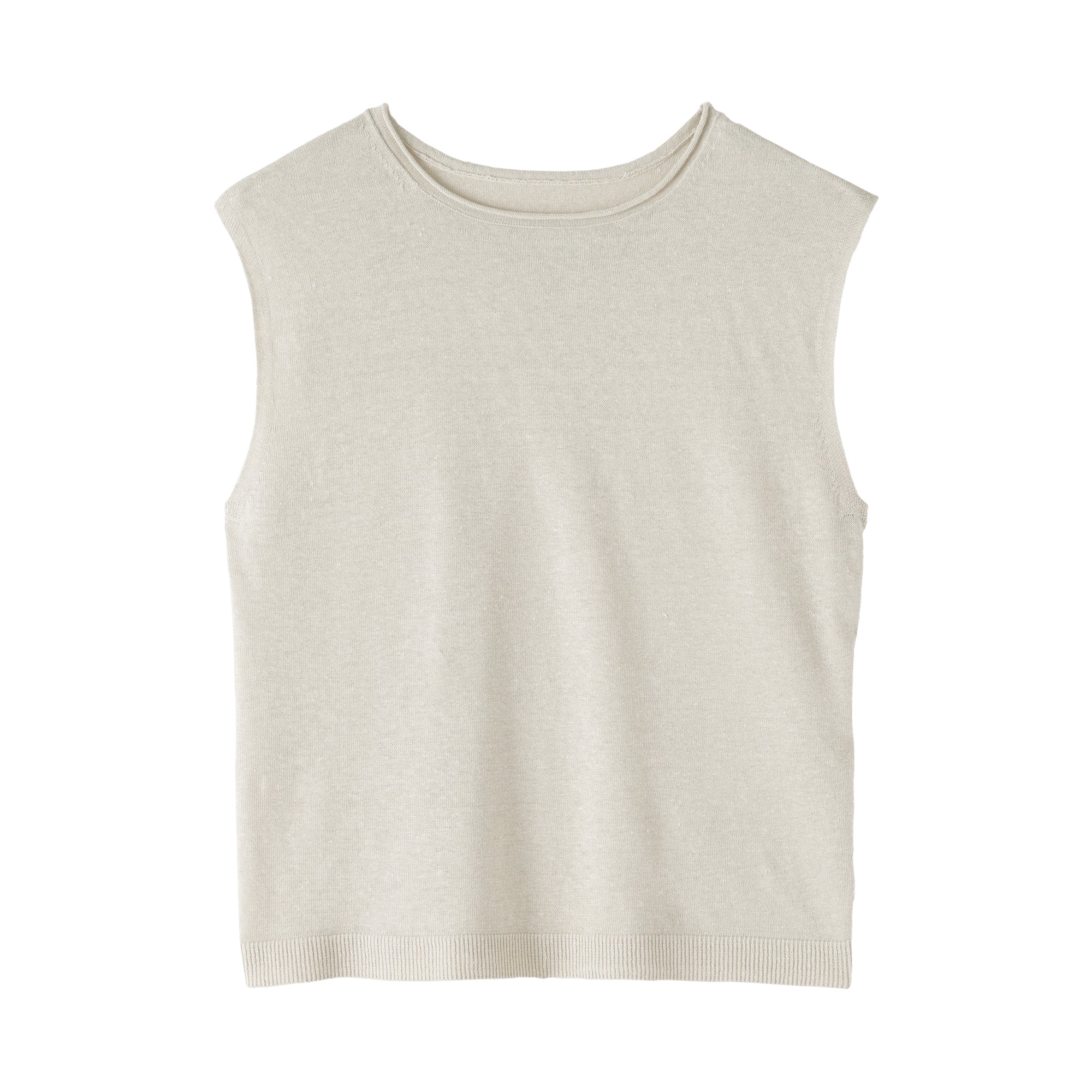 Linen Sleeveless Sweater - Image 18