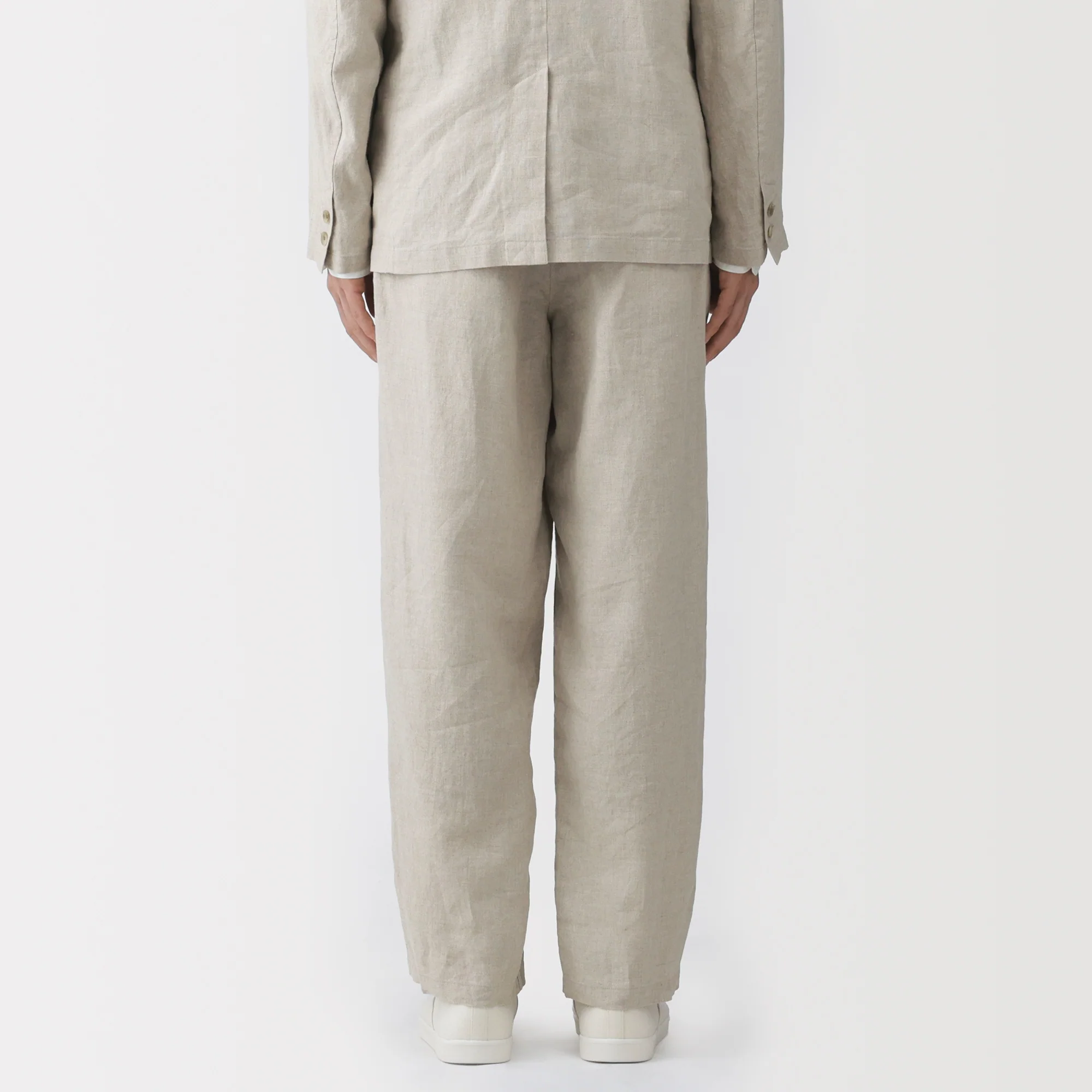 Linen Tapered Pants - Image 15