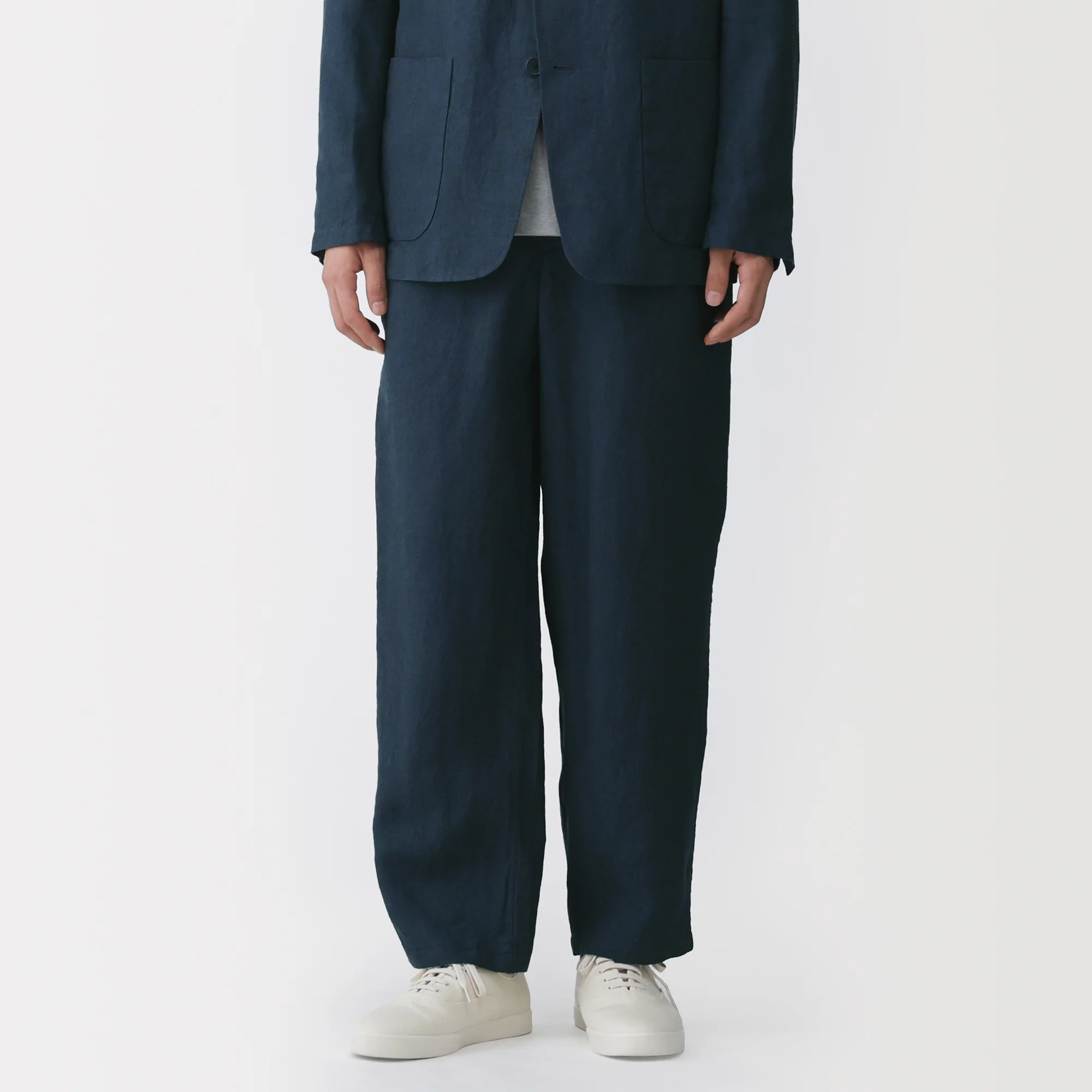 Linen Tapered Pants - Image 21