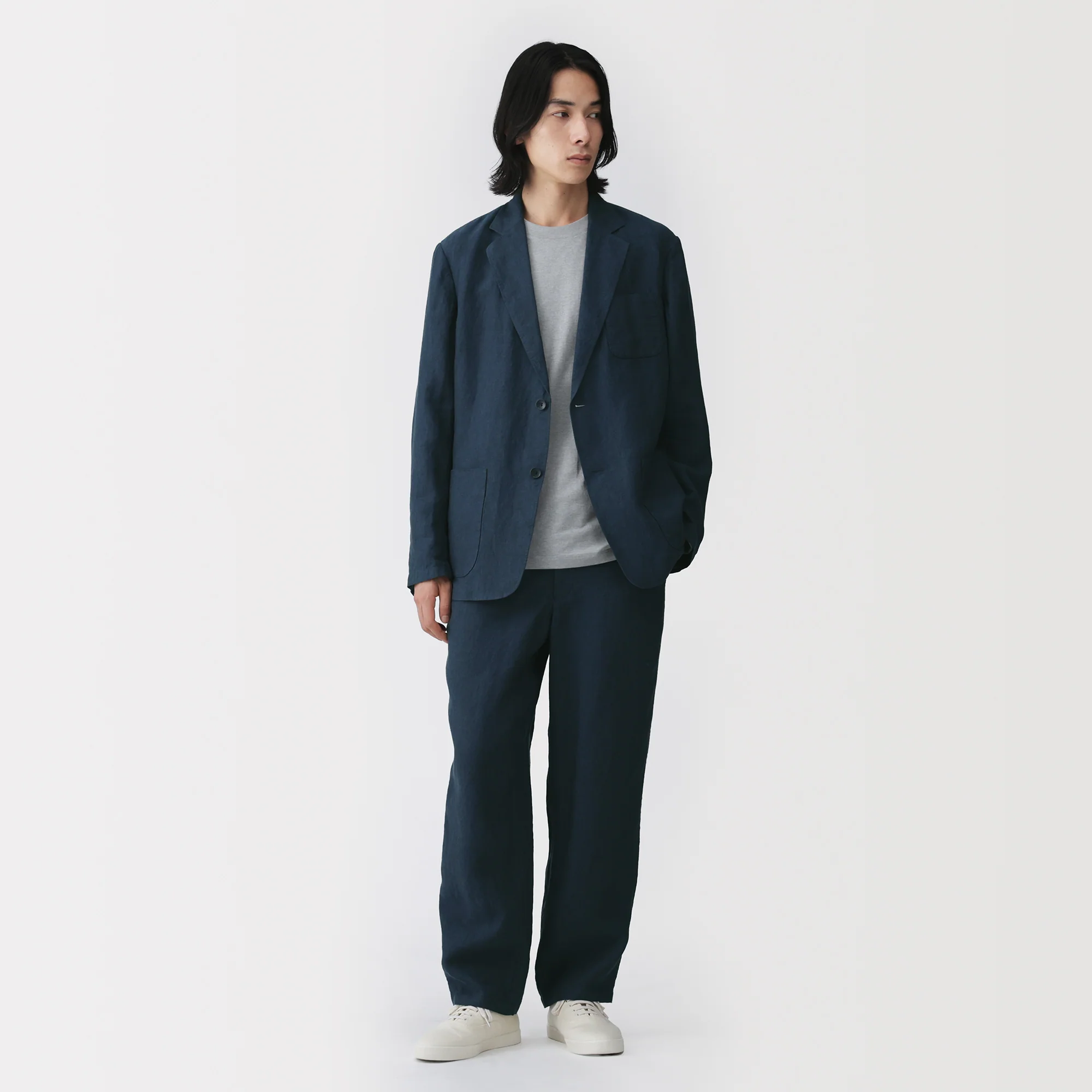 Linen Tapered Pants - Image 22