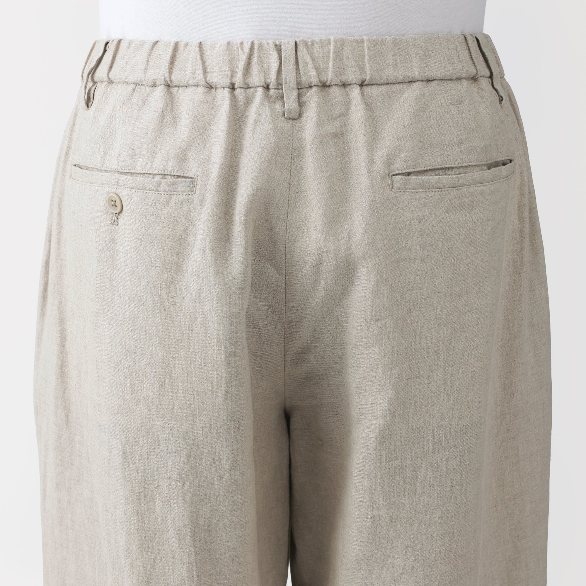 Linen Tapered Pants - Image 8