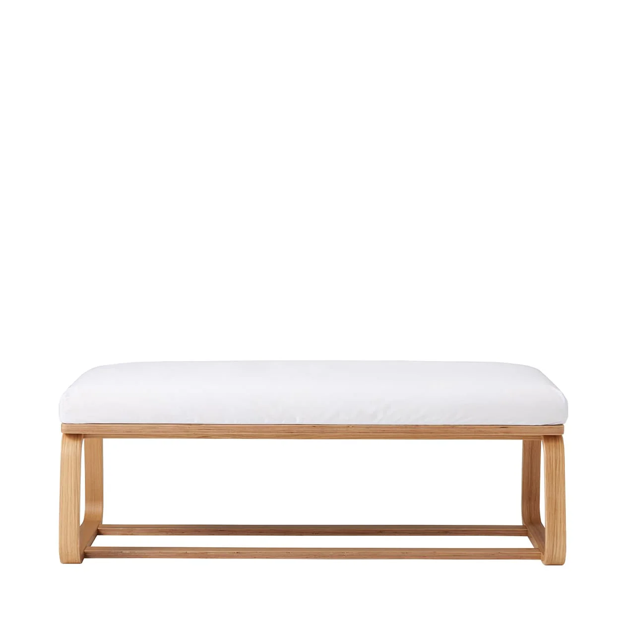 Living Dining Bench 1 - Oak (Cover Sold Separately)