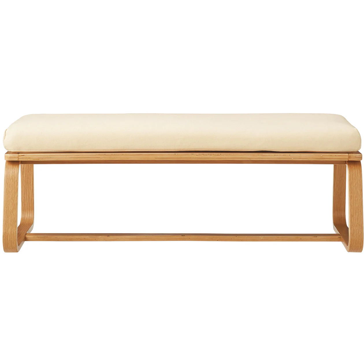 Living Dining Bench 1 - Oak (Cover Sold Separately) - Image 5