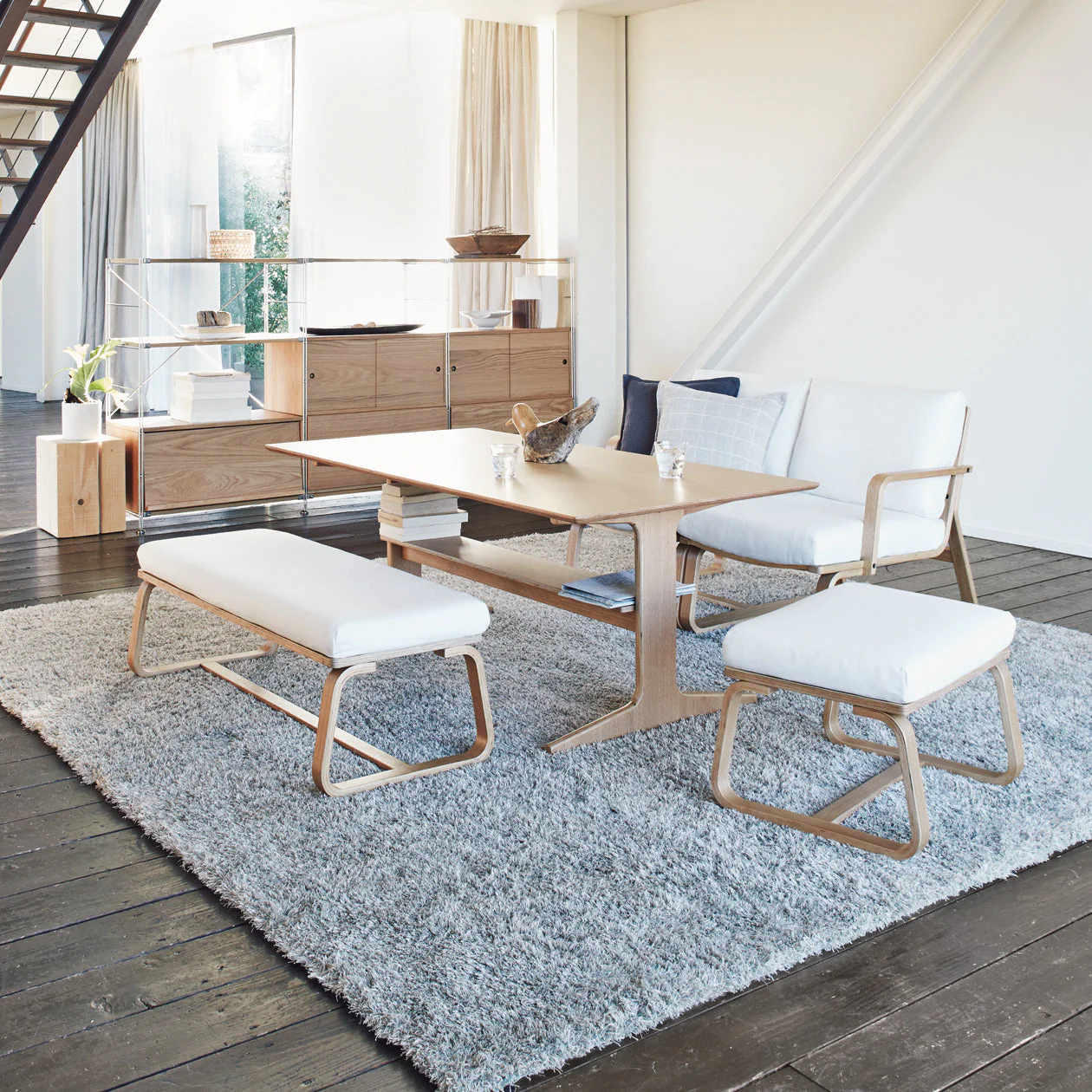 Living Dining Sofa Chair - Oak (Cover Sold Separately) - Image 4