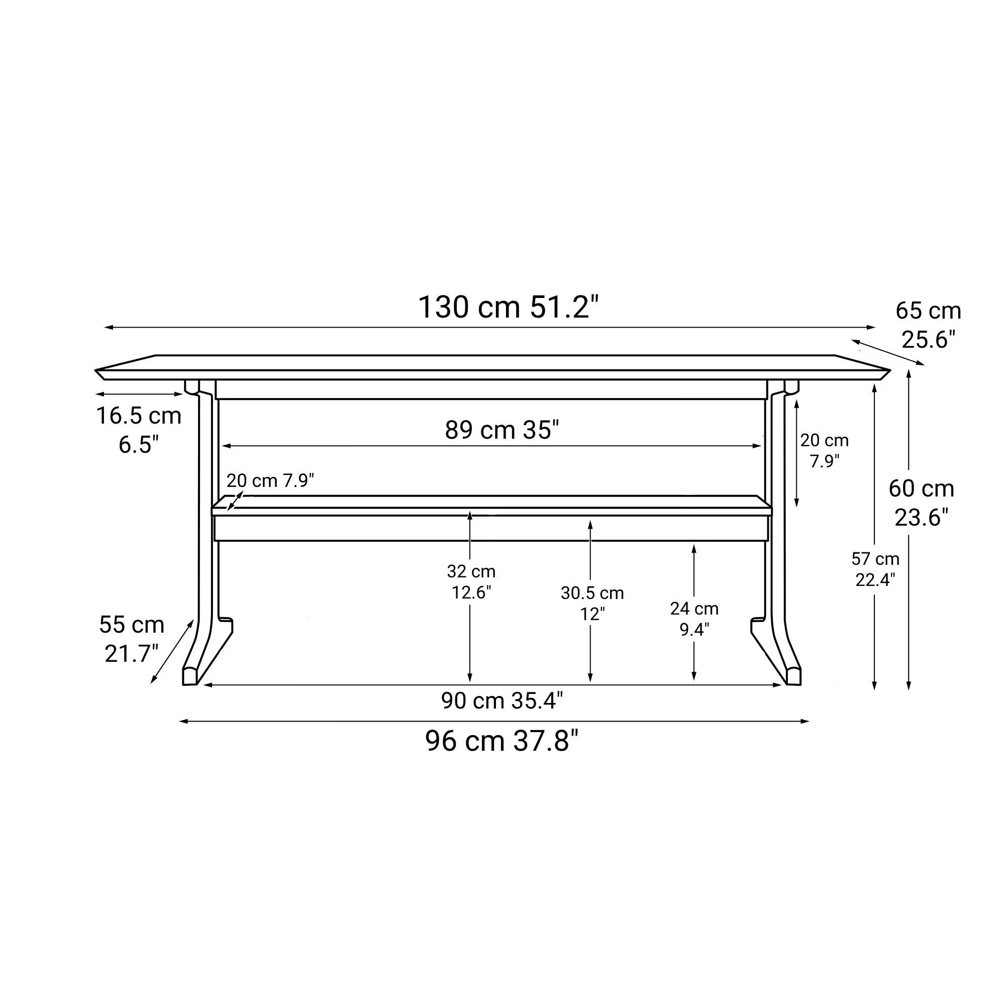 [HD] Living Dining Table 2 - Walnut - Image 5