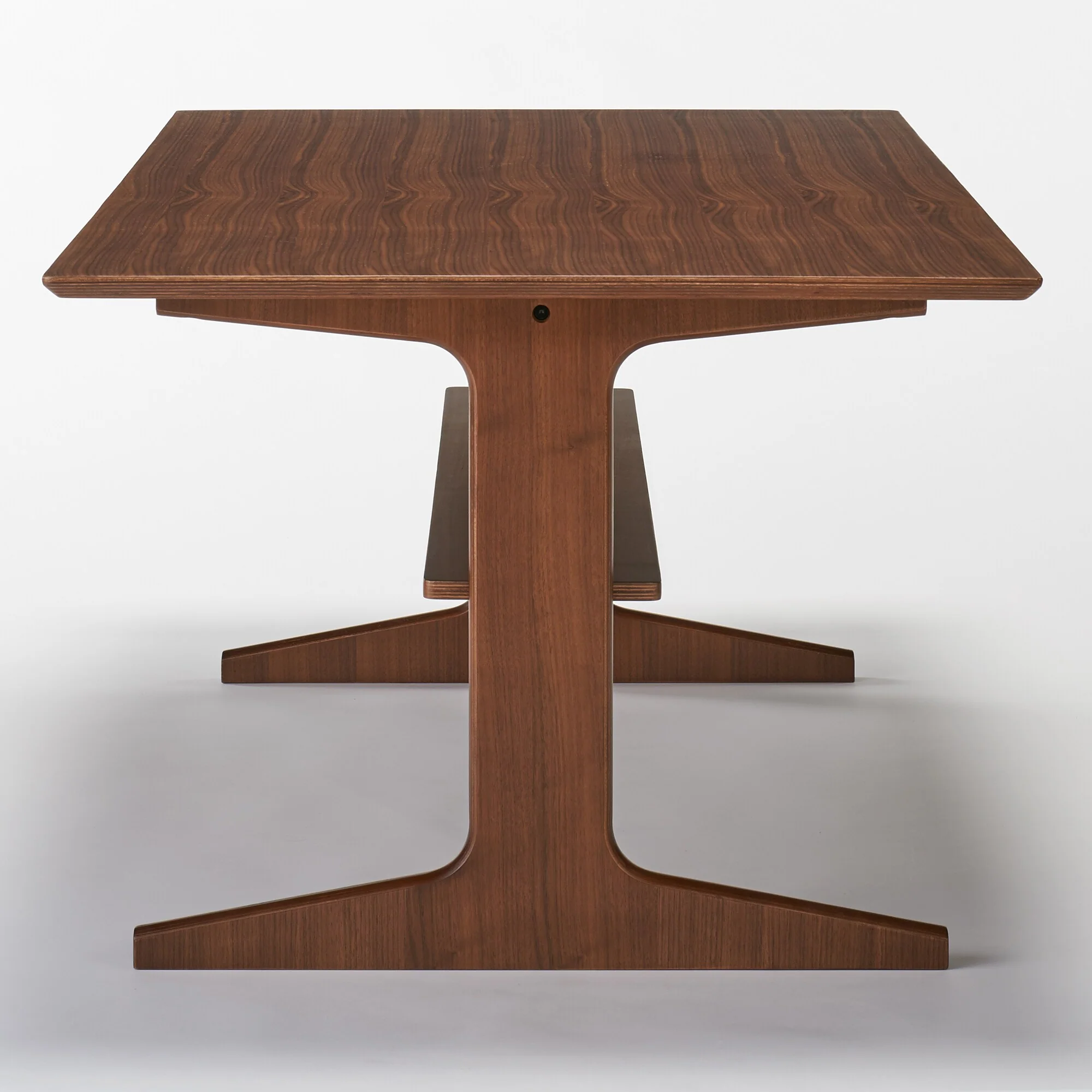 [HD] Living Dining Table 3 - Walnut - Image 4