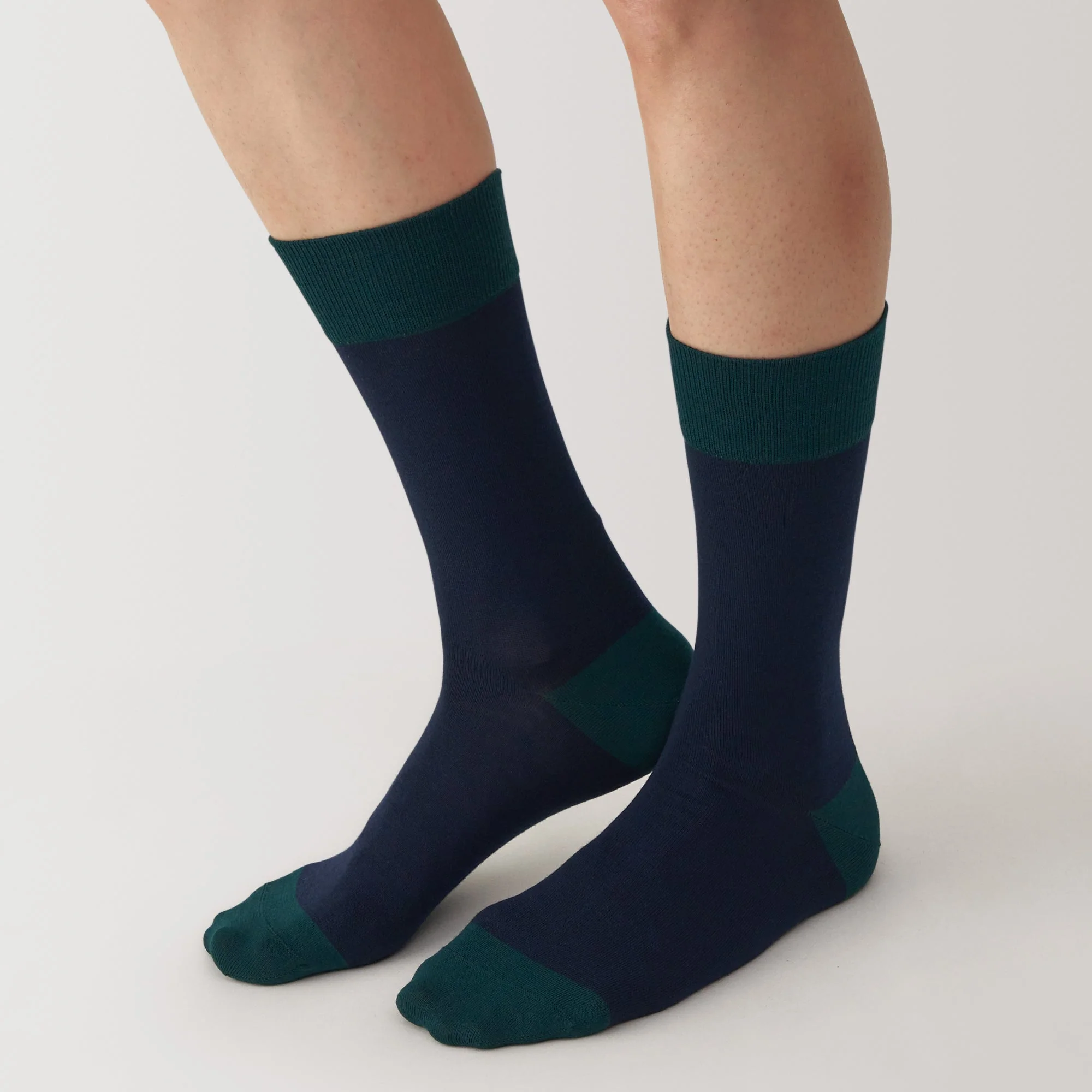Right Angle Lustrous Wool Mix Thin Socks - Image 10