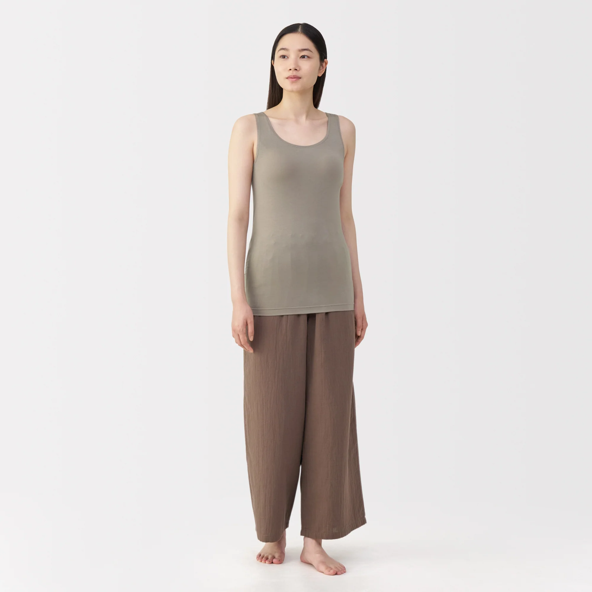 Lyocell Blend Bra Tank Top - Image 22