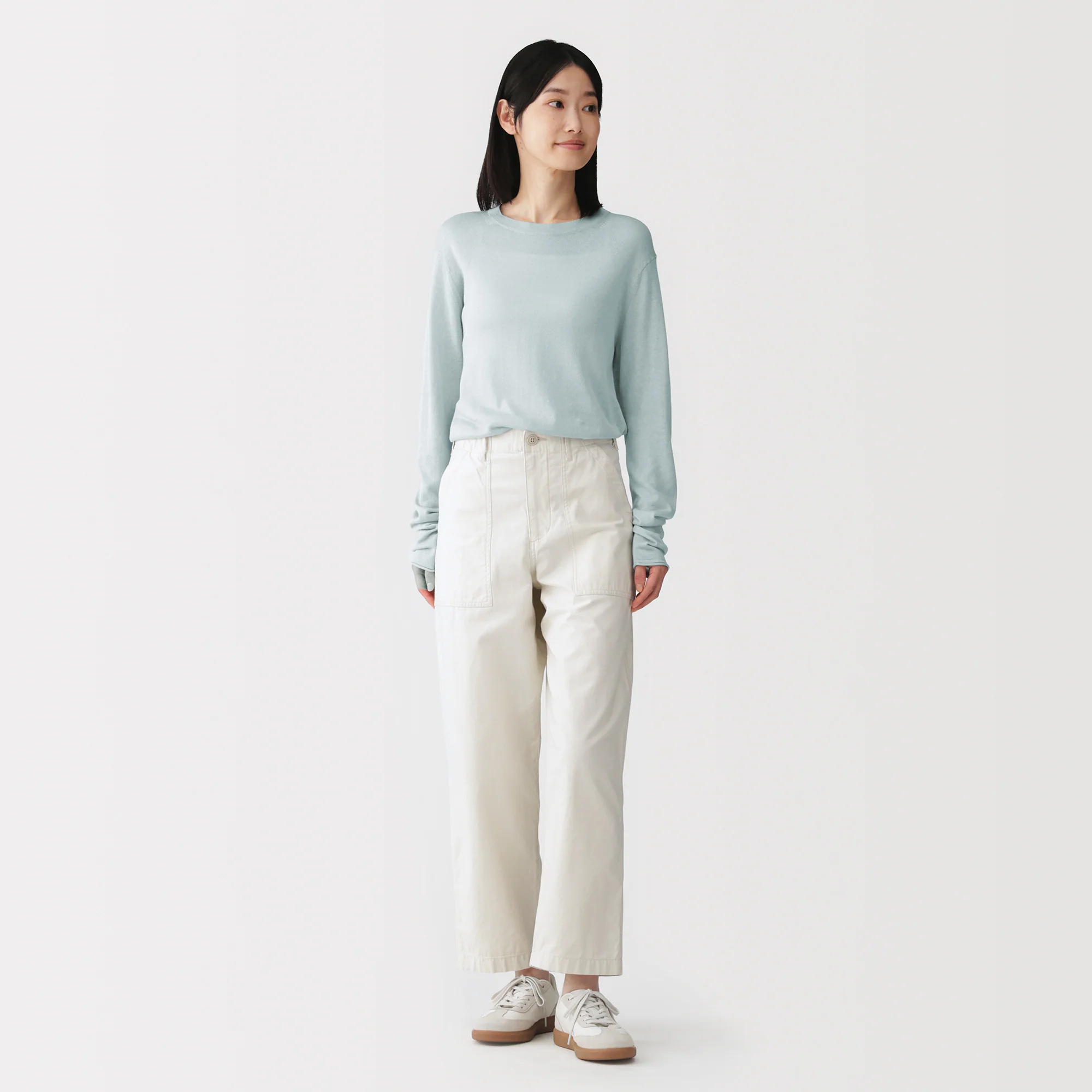 Lyocell Blend Crewneck Sweater - Image 28