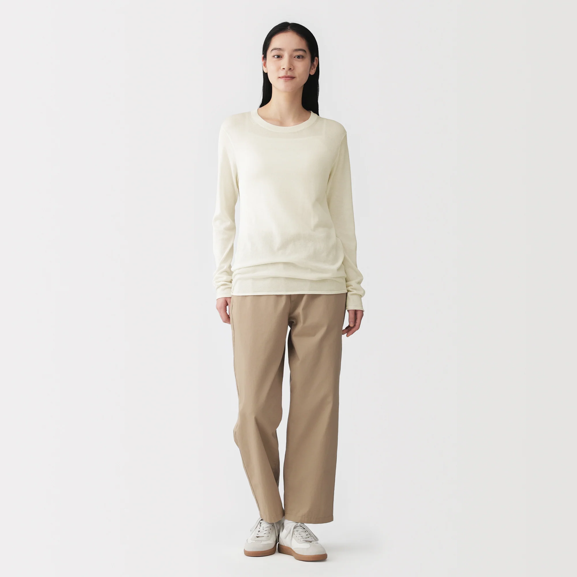 Lyocell Blend Crewneck Sweater - Image 4