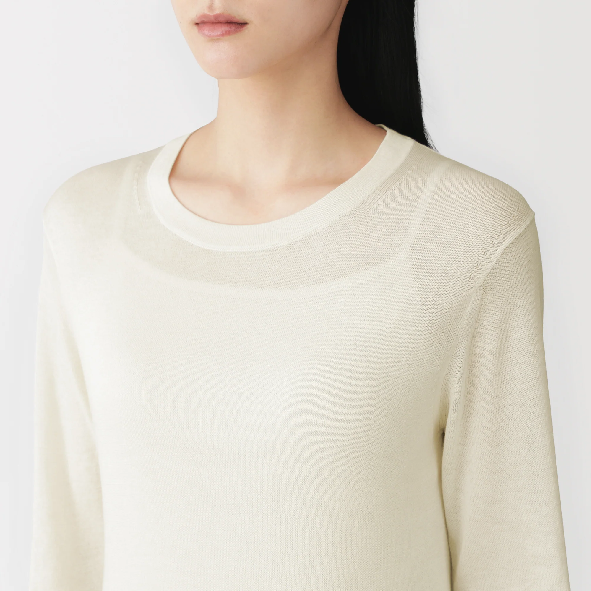 Lyocell Blend Crewneck Sweater - Image 7