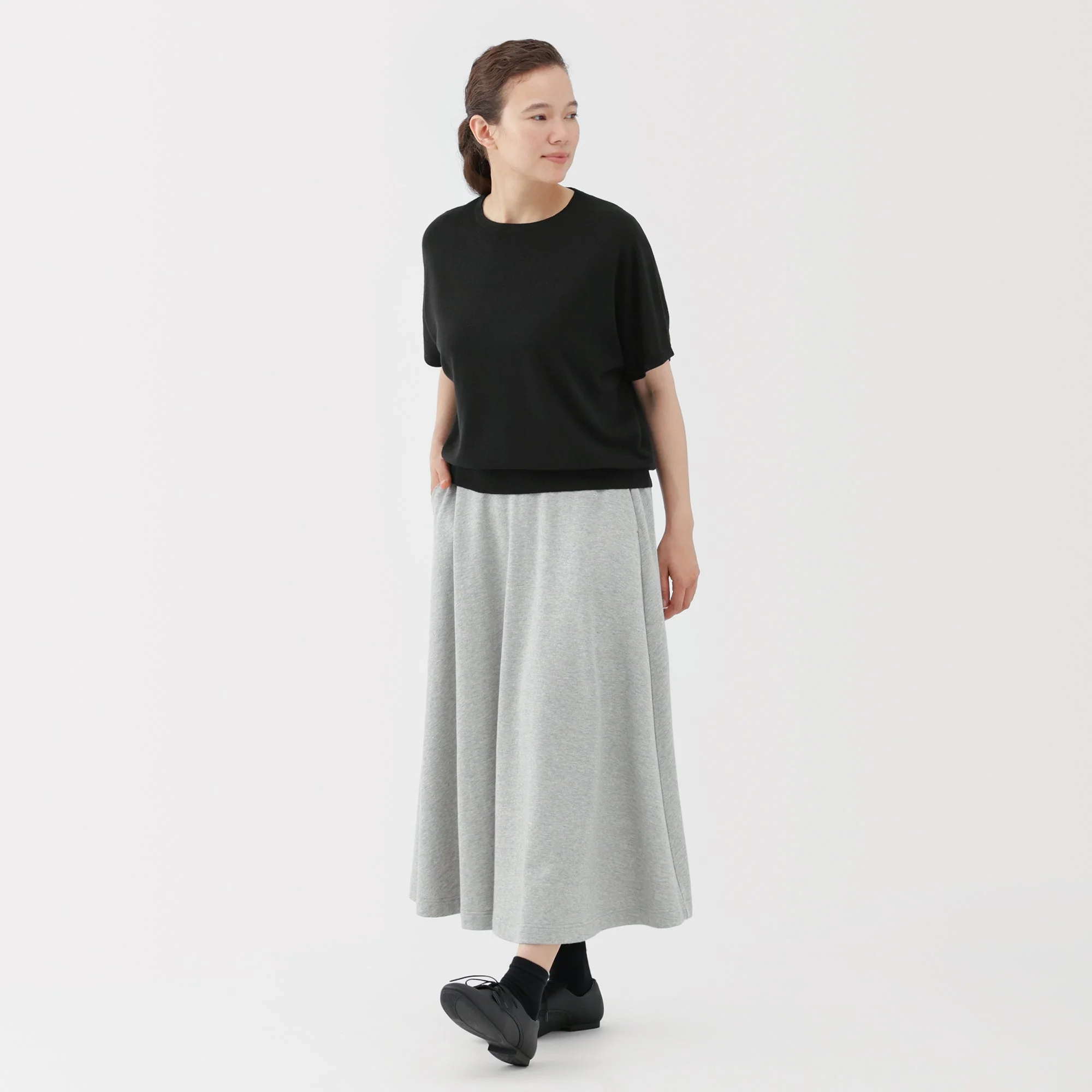 Lyocell Blend Dolman Sleeve Sweater - Image 4