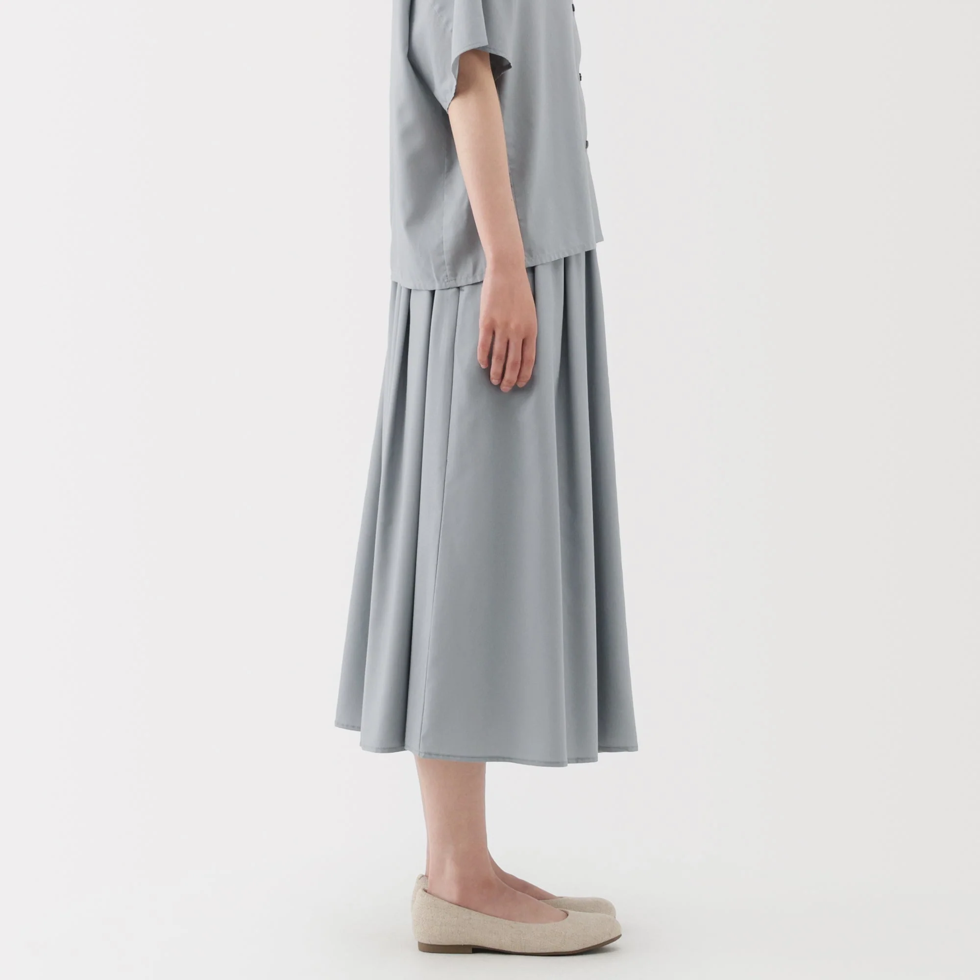 Lyocell Blend Flared Skirt - Image 5