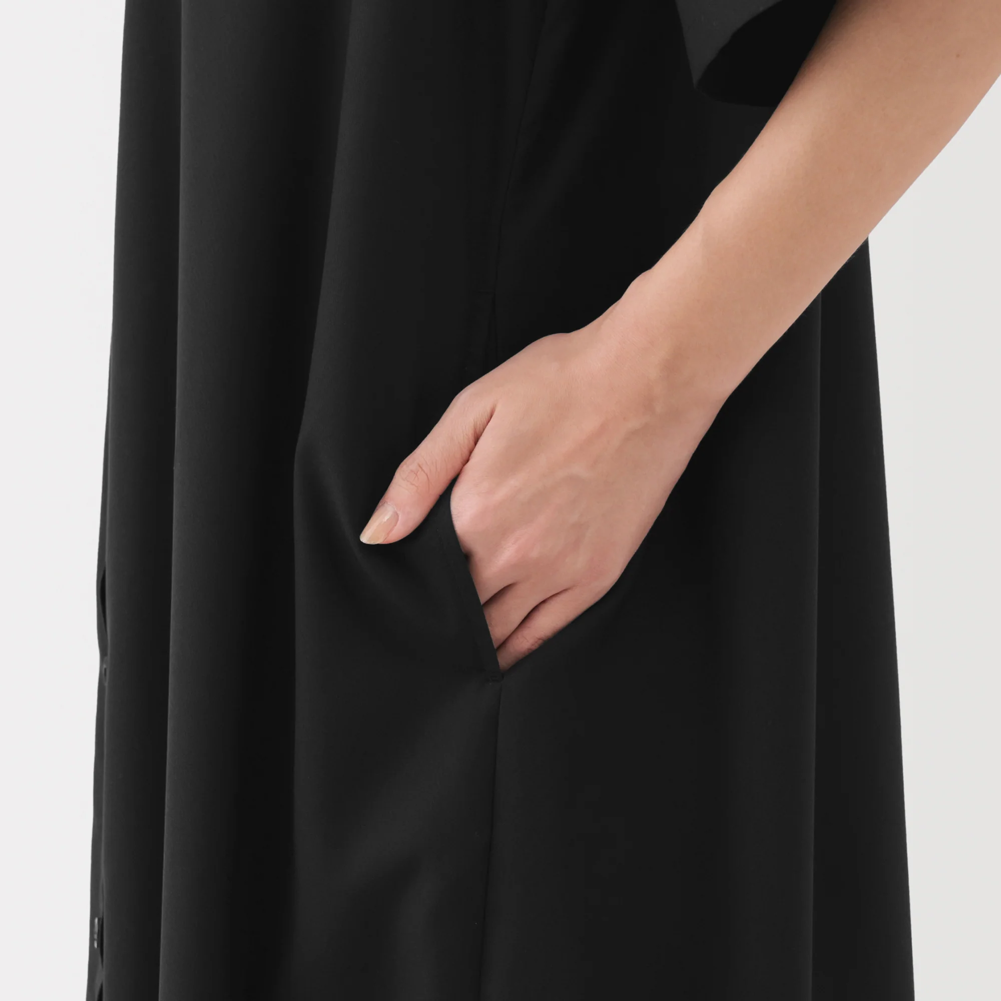 Lyocell Blend Half-Sleeve Dress - Image 24