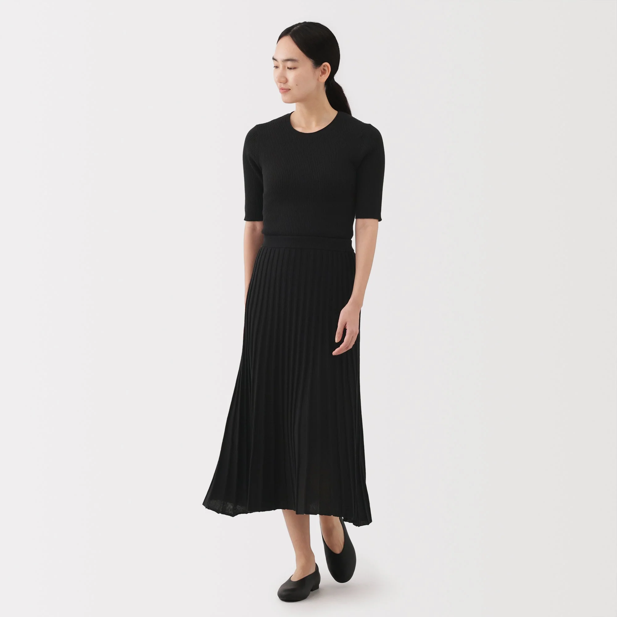 Lyocell Blend Half Sleeve Sweater - Image 11