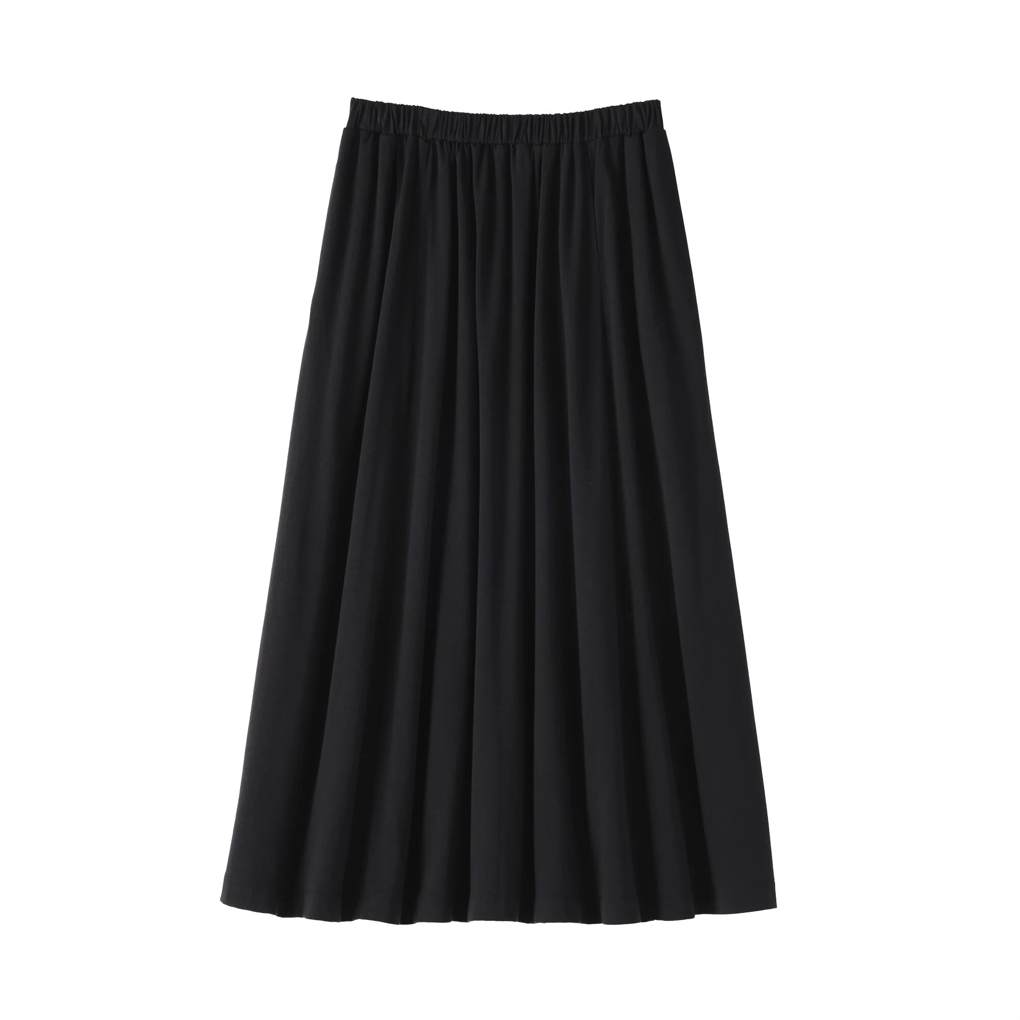 Lyocell Blend Jersey Gathered Skirt - Image 2
