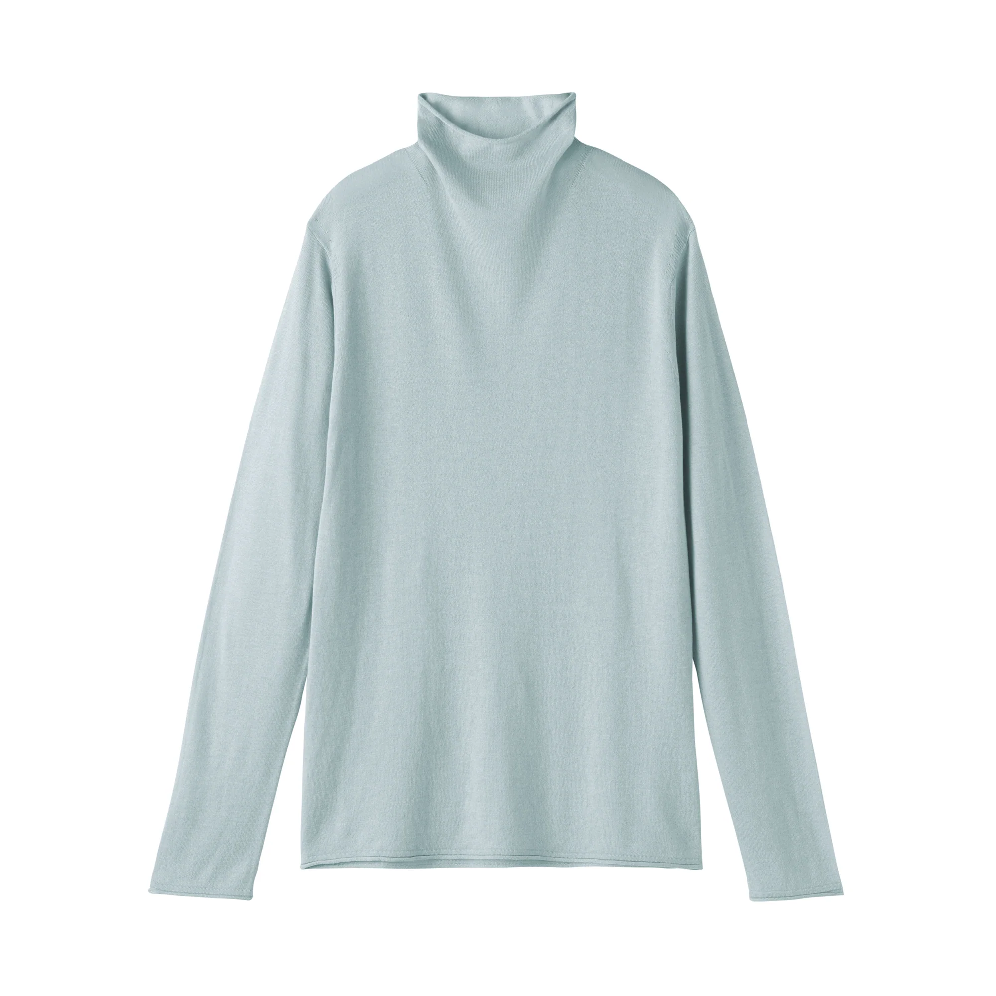 Lyocell Blend Mockneck Sweater - Image 10