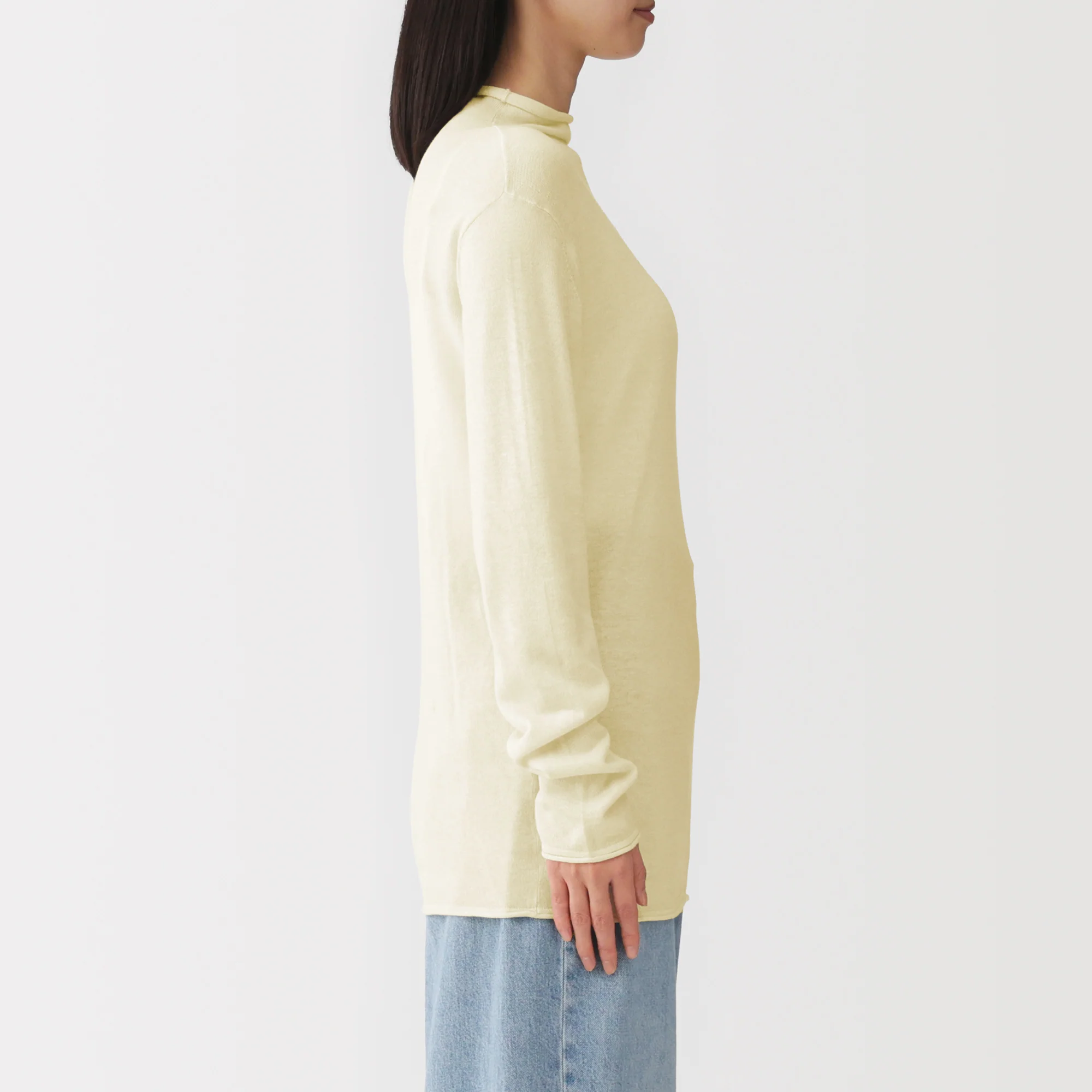 Lyocell Blend Mockneck Sweater - Image 29