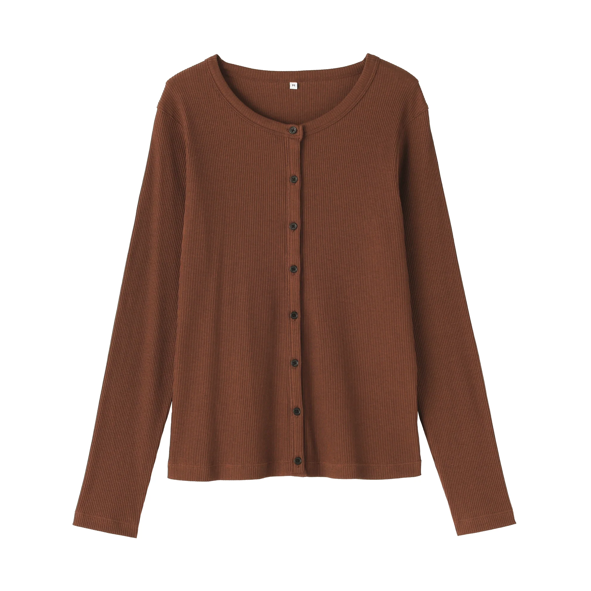 Lyocell Blend Rib Cardigan - Image 2