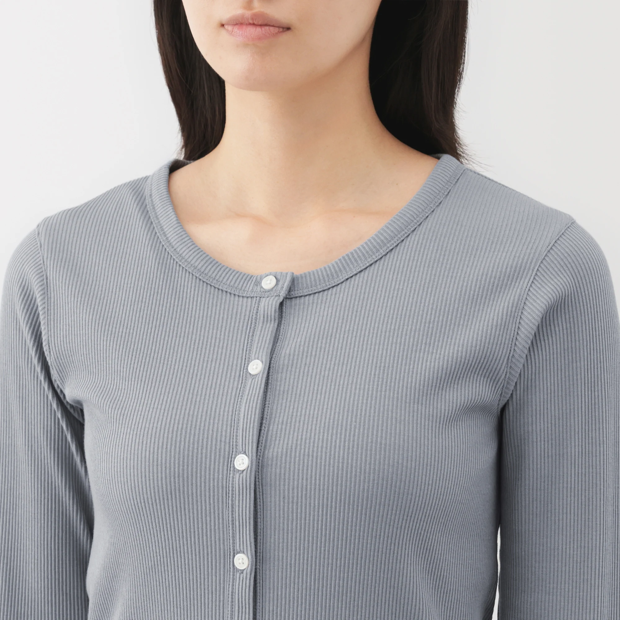 Lyocell Blend Rib Cardigan - Image 23