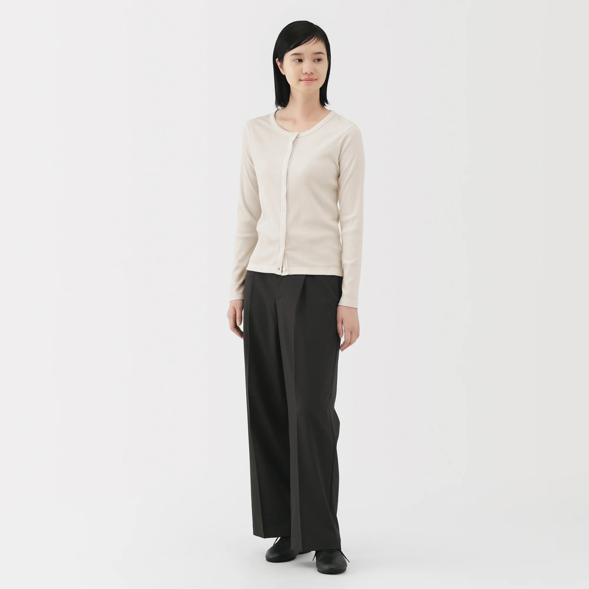 Lyocell Blend Rib Cardigan - Image 28