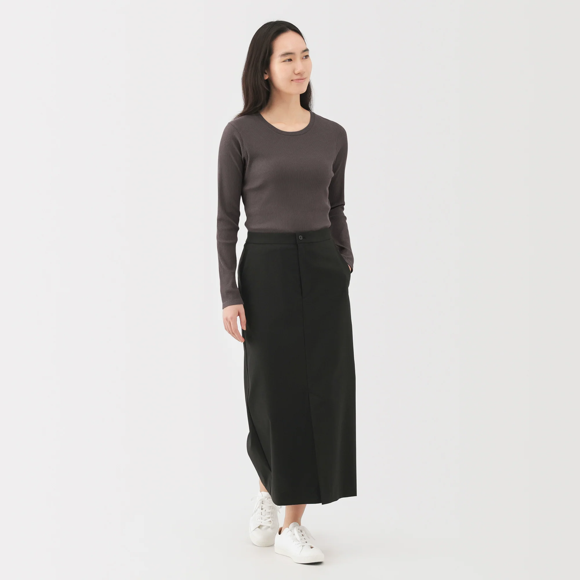 Lyocell Blend Rib T-Shirt - Image 28
