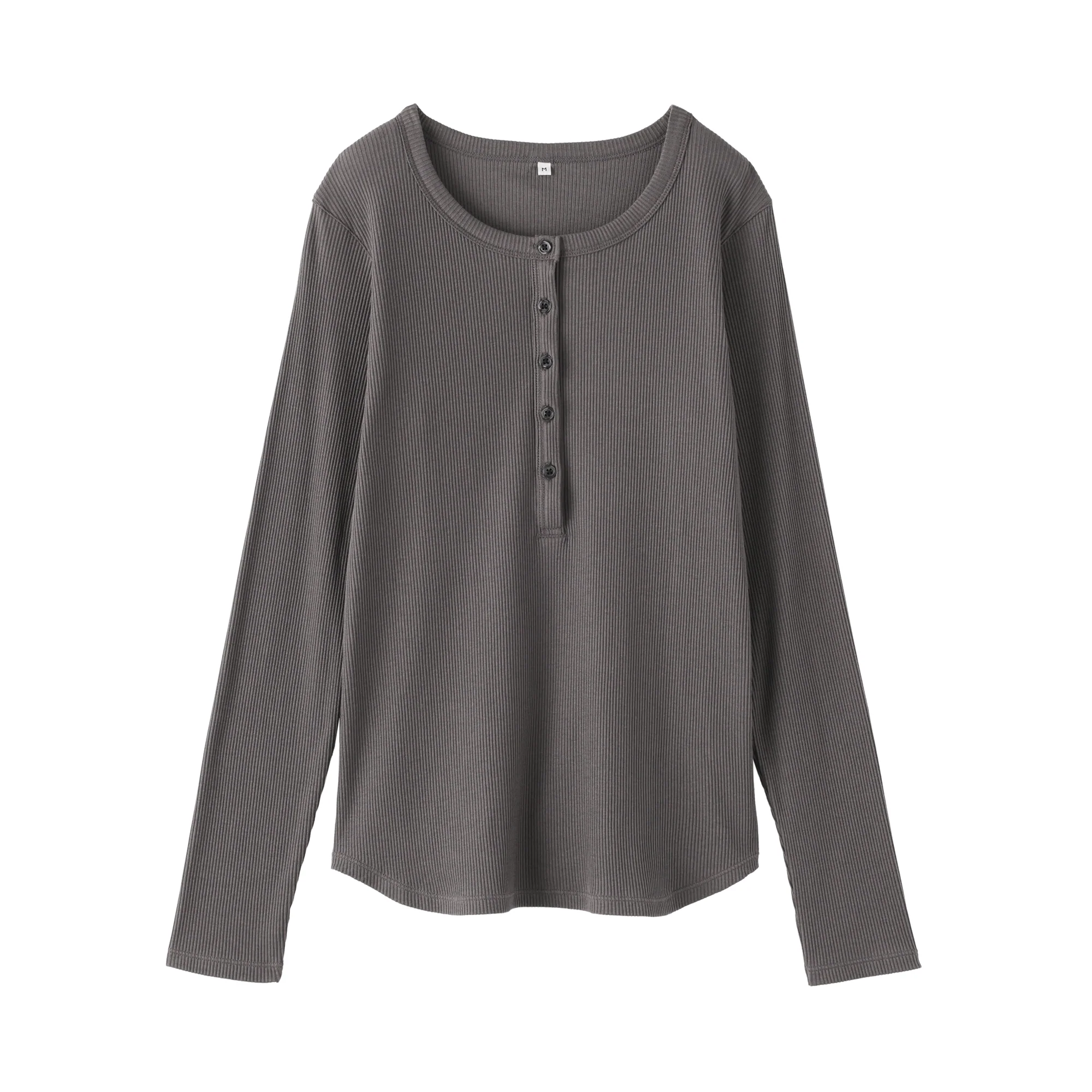Lyocell Blend Rib Henley T-Shirt - Image 26