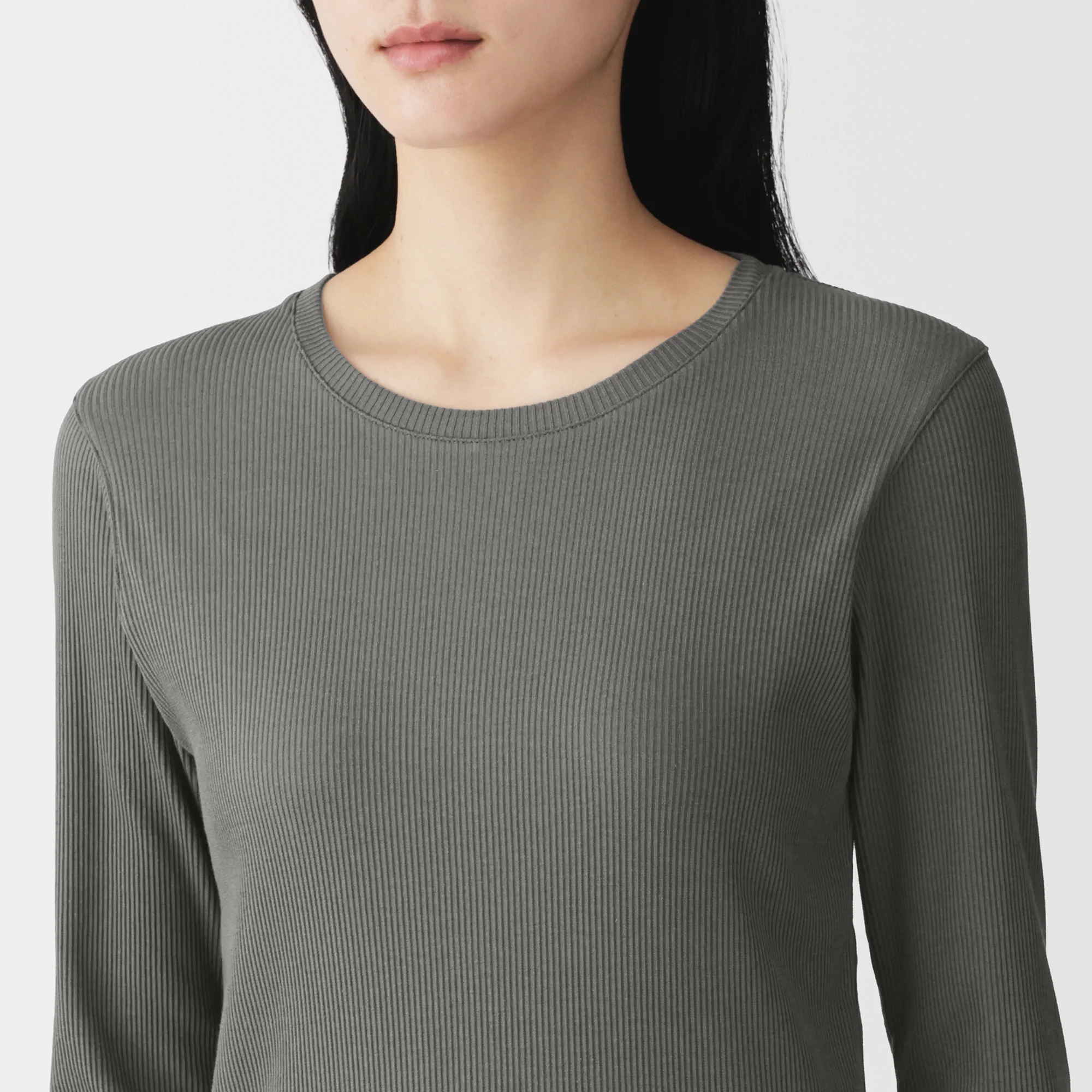 Lyocell Blend Rib T-Shirt - Image 15