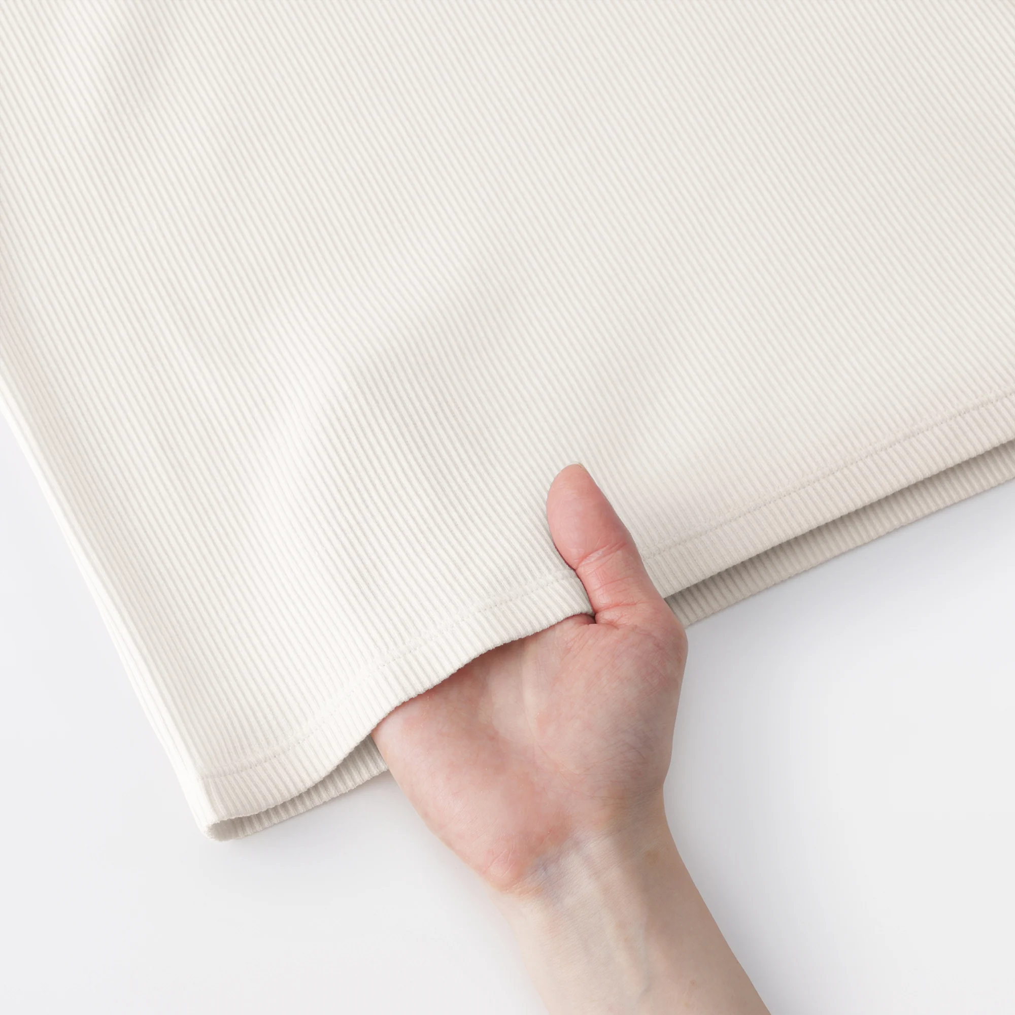 Lyocell Blend Rib T-Shirt - Image 33